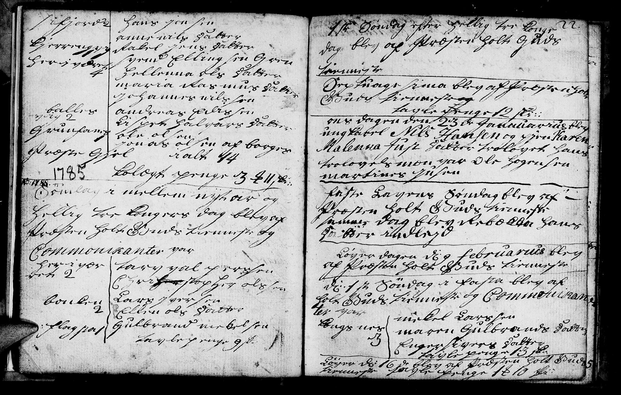 Berg sokneprestkontor, AV/SATØ-S-1318/G/Ga/Gab/L0010klokker: Parish register (copy) no. 10, 1783-1811, p. 22