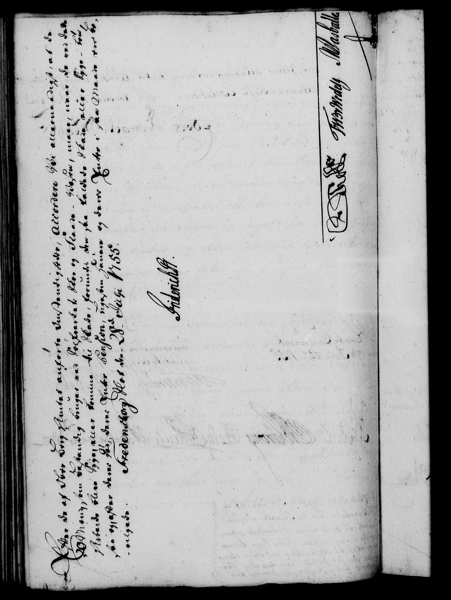 Rentekammeret, Kammerkanselliet, RA/EA-3111/G/Gf/Gfa/L0037: Norsk relasjons- og resolusjonsprotokoll (merket RK 52.37), 1755, p. 419