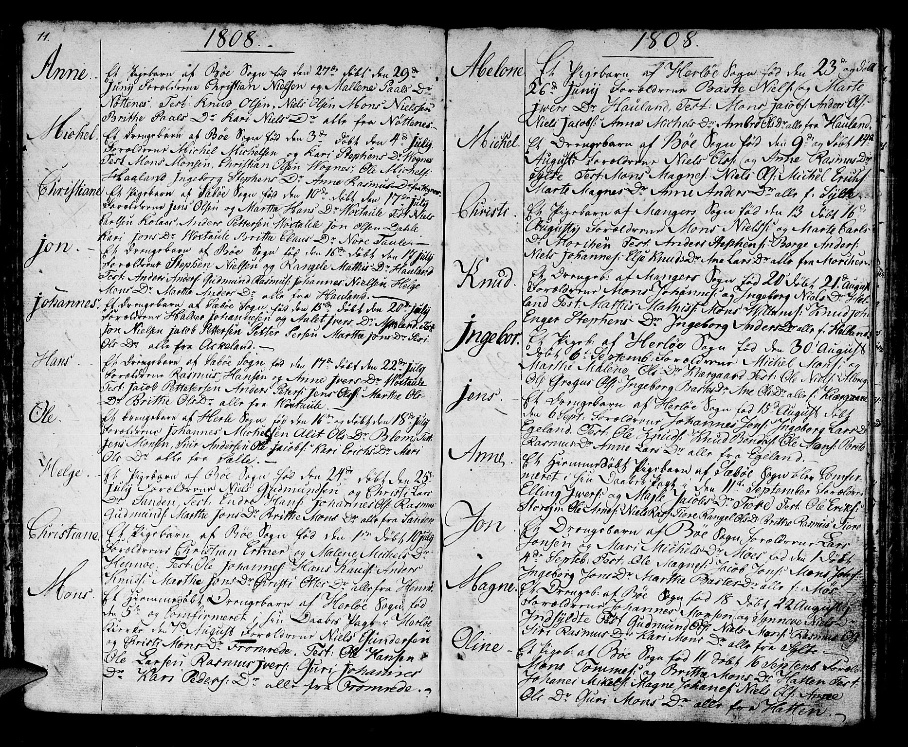 Manger sokneprestembete, SAB/A-76801/H/Haa: Parish register (official) no. A 2, 1792-1815, p. 107
