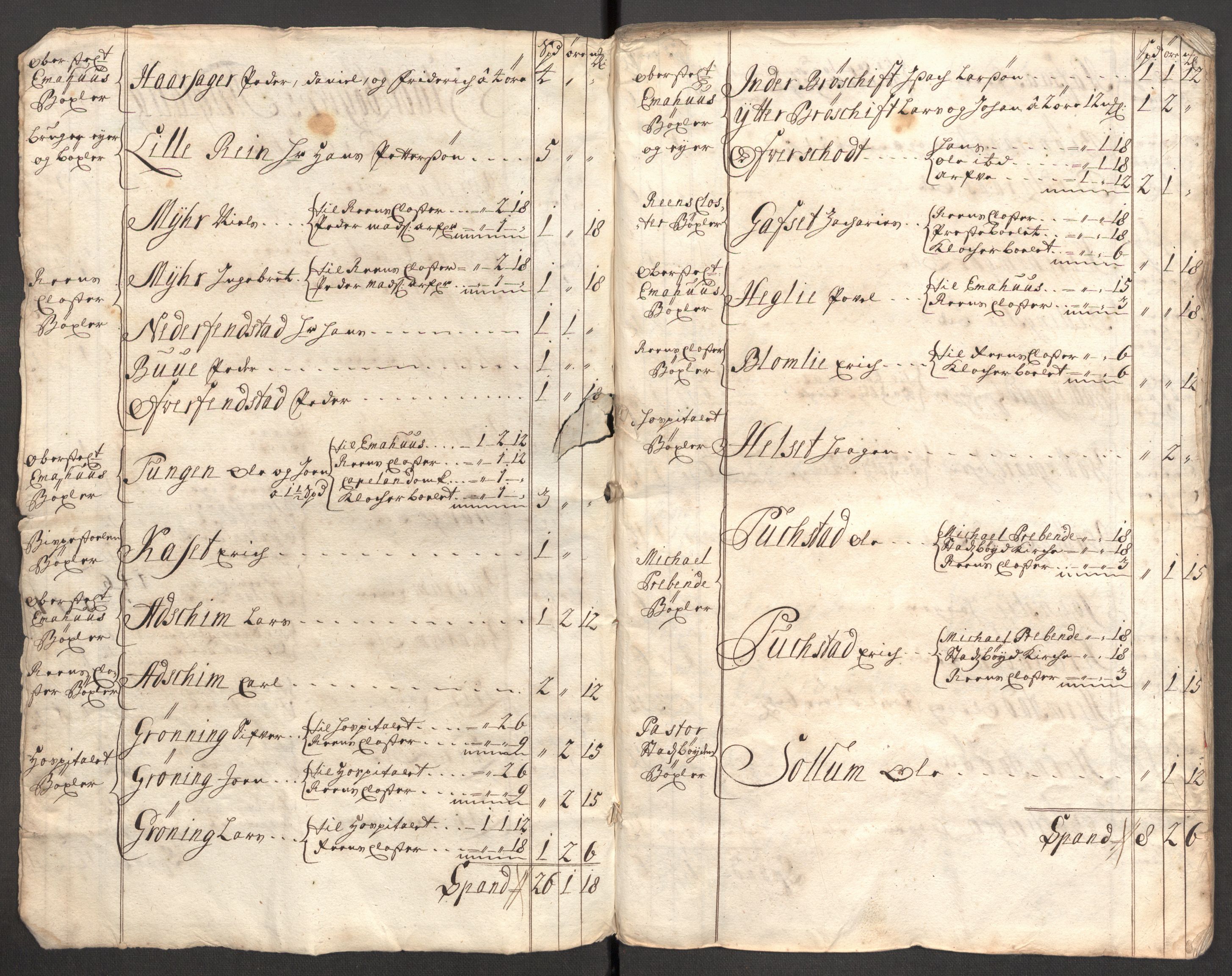 Rentekammeret inntil 1814, Reviderte regnskaper, Fogderegnskap, AV/RA-EA-4092/R57/L3860: Fogderegnskap Fosen, 1711, p. 25