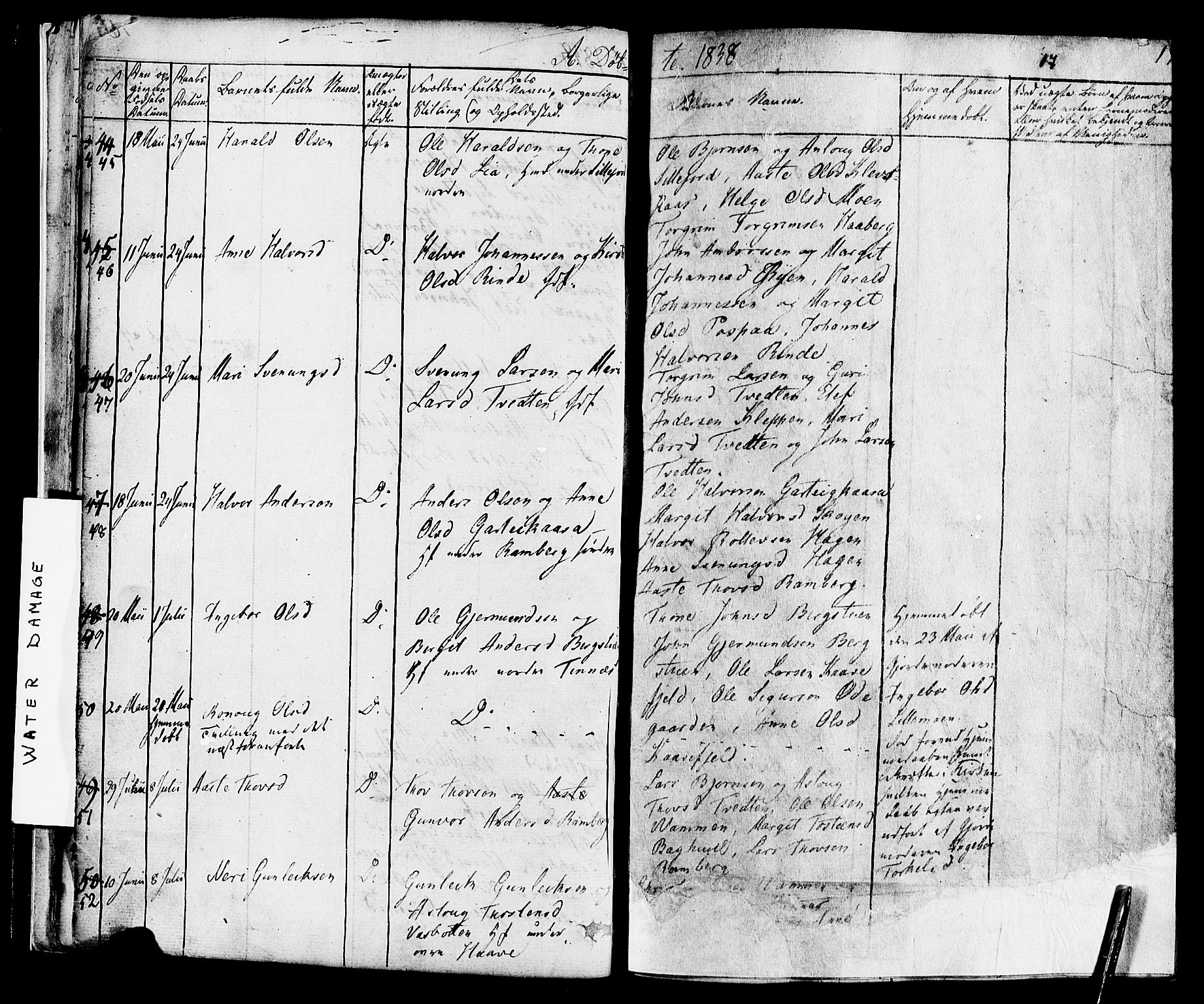 Heddal kirkebøker, AV/SAKO-A-268/F/Fa/L0006: Parish register (official) no. I 6, 1837-1854, p. 17