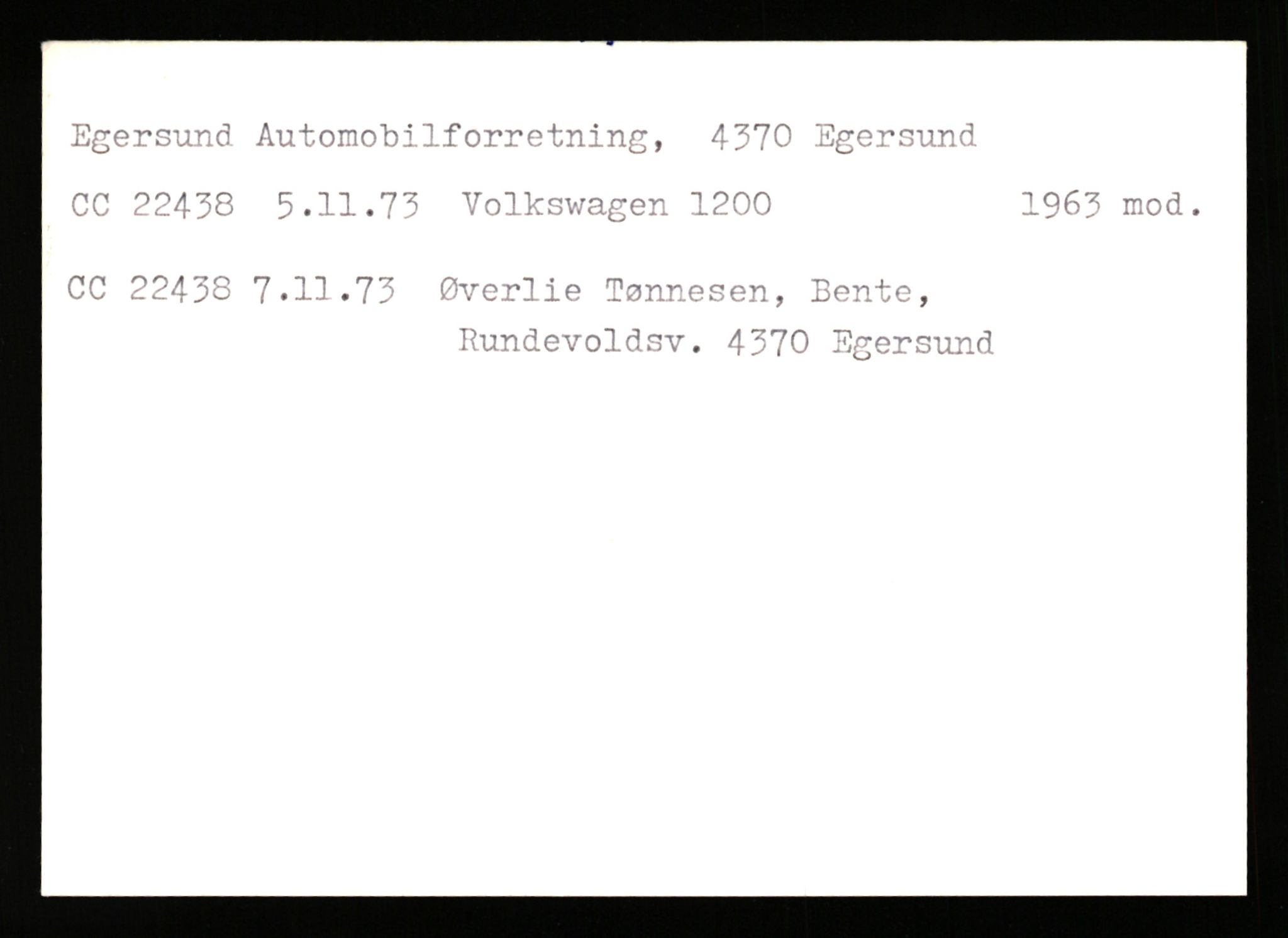 Stavanger trafikkstasjon, AV/SAST-A-101942/0/G/L0004: Registreringsnummer: 15497 - 22957, 1930-1971, p. 2985