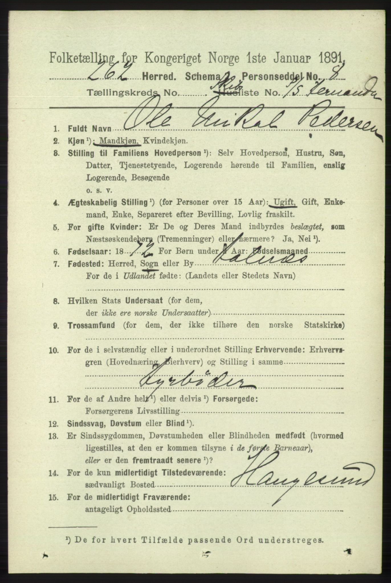 RA, 1891 census for 1247 Askøy, 1891, p. 7691