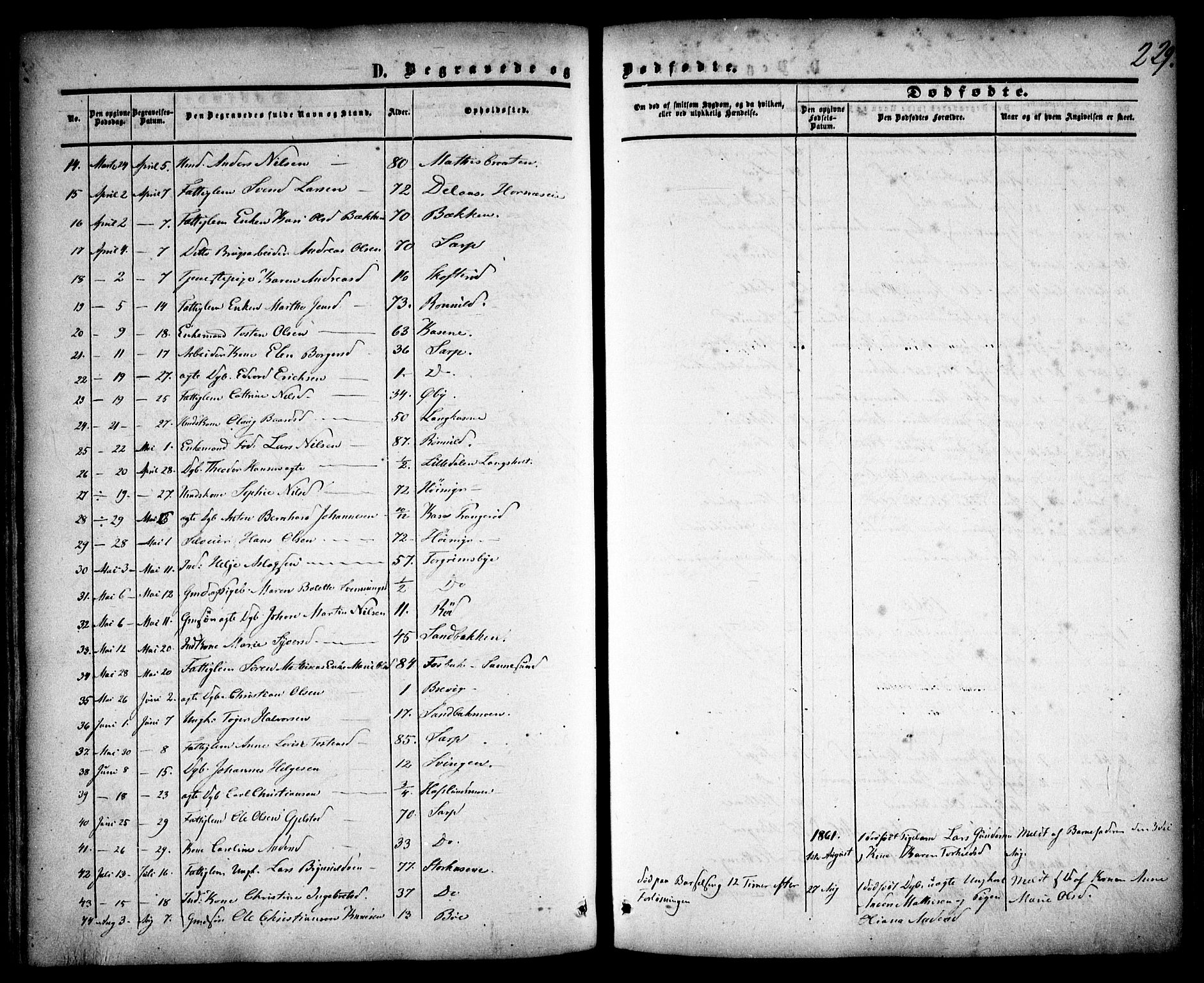 Skjeberg prestekontor Kirkebøker, SAO/A-10923/F/Fa/L0007: Parish register (official) no. I 7, 1859-1868, p. 229