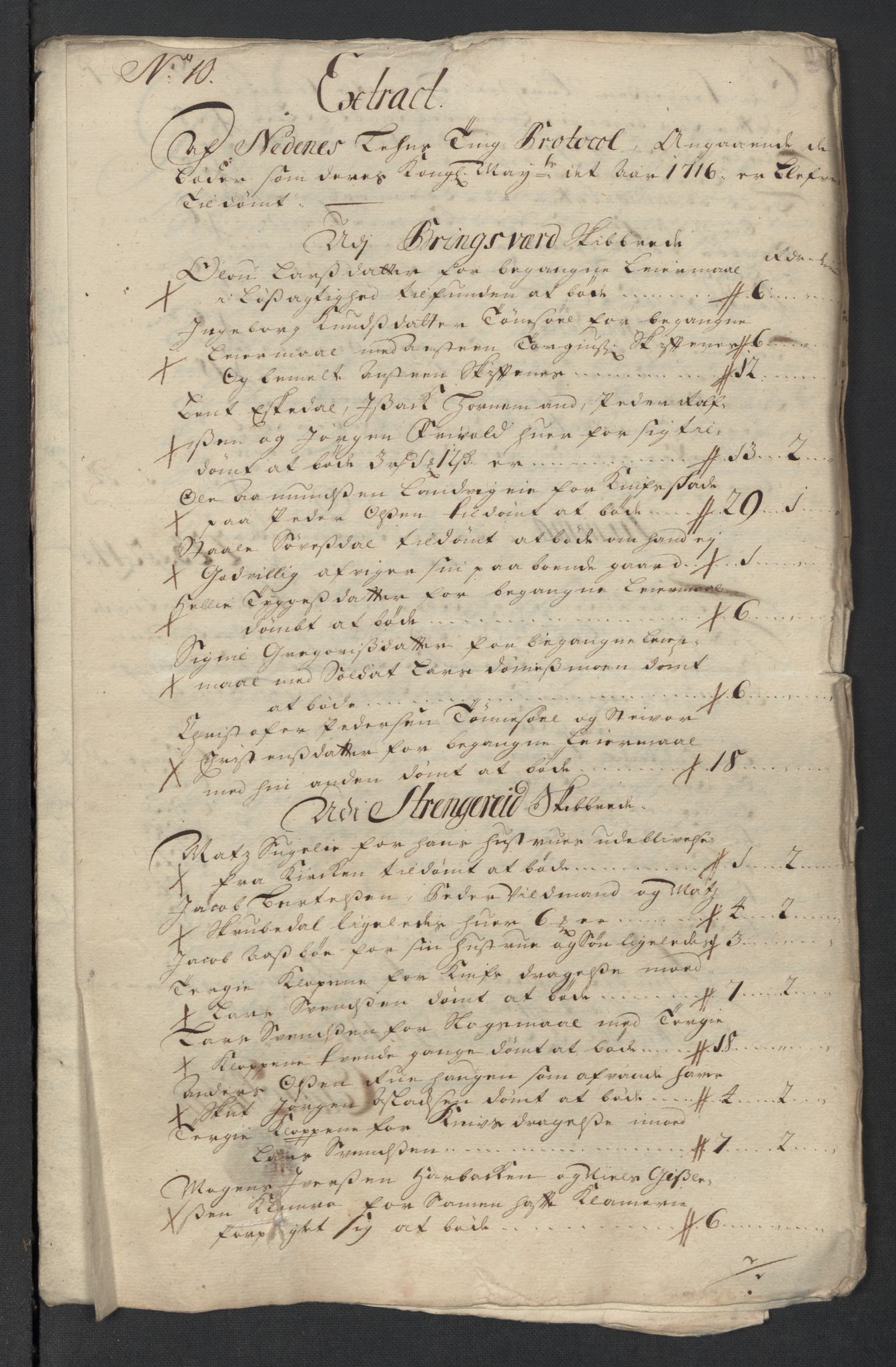 Rentekammeret inntil 1814, Reviderte regnskaper, Fogderegnskap, AV/RA-EA-4092/R39/L2325: Fogderegnskap Nedenes, 1716, p. 233