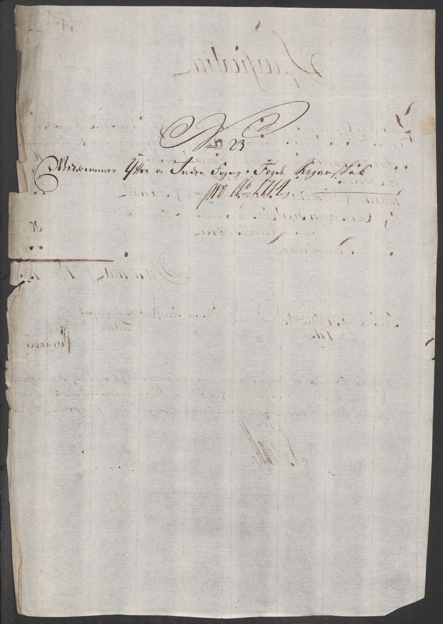 Rentekammeret inntil 1814, Reviderte regnskaper, Fogderegnskap, AV/RA-EA-4092/R52/L3319: Fogderegnskap Sogn, 1713-1714, p. 820