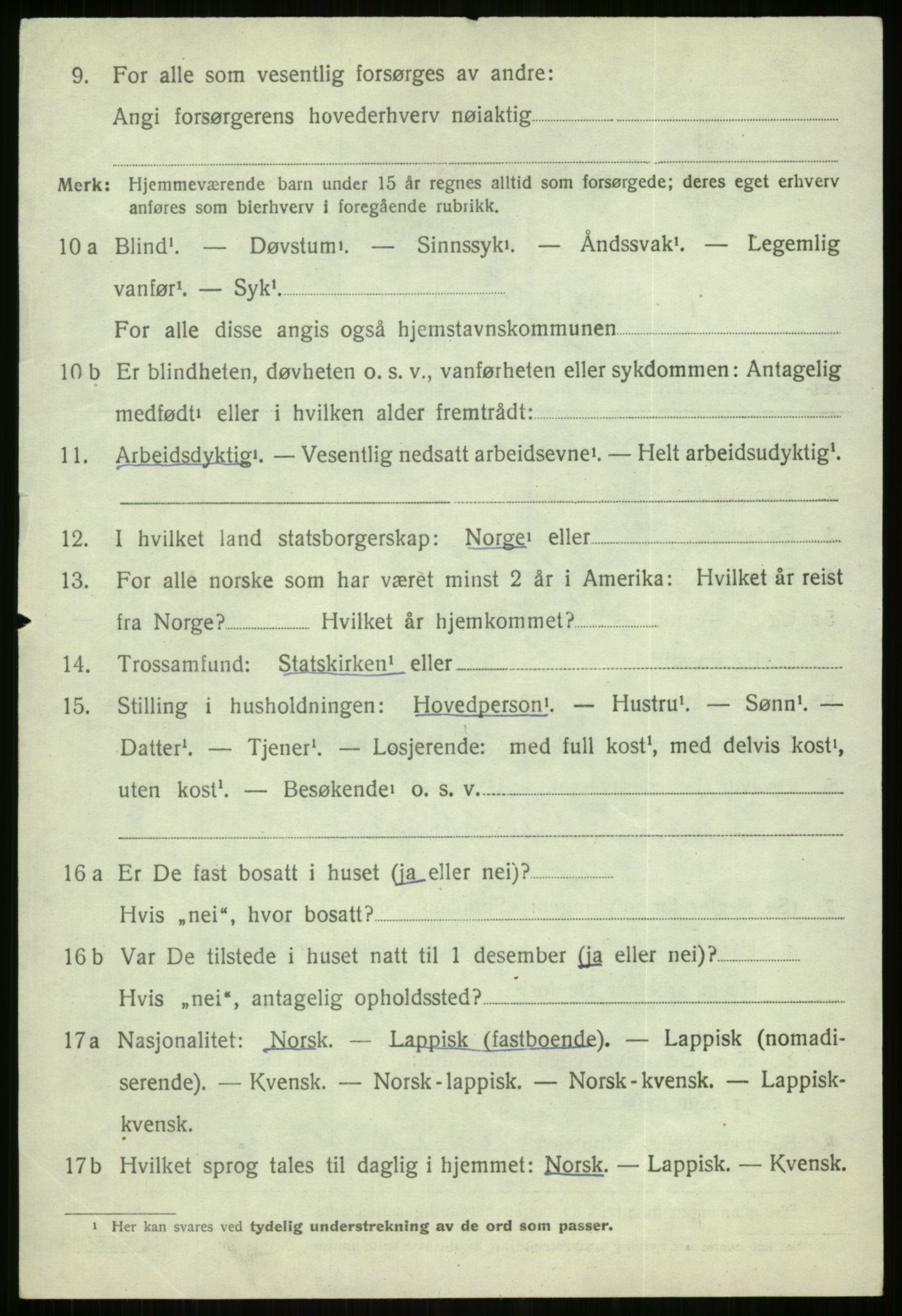 SATØ, 1920 census for Sørfjord, 1920, p. 2727