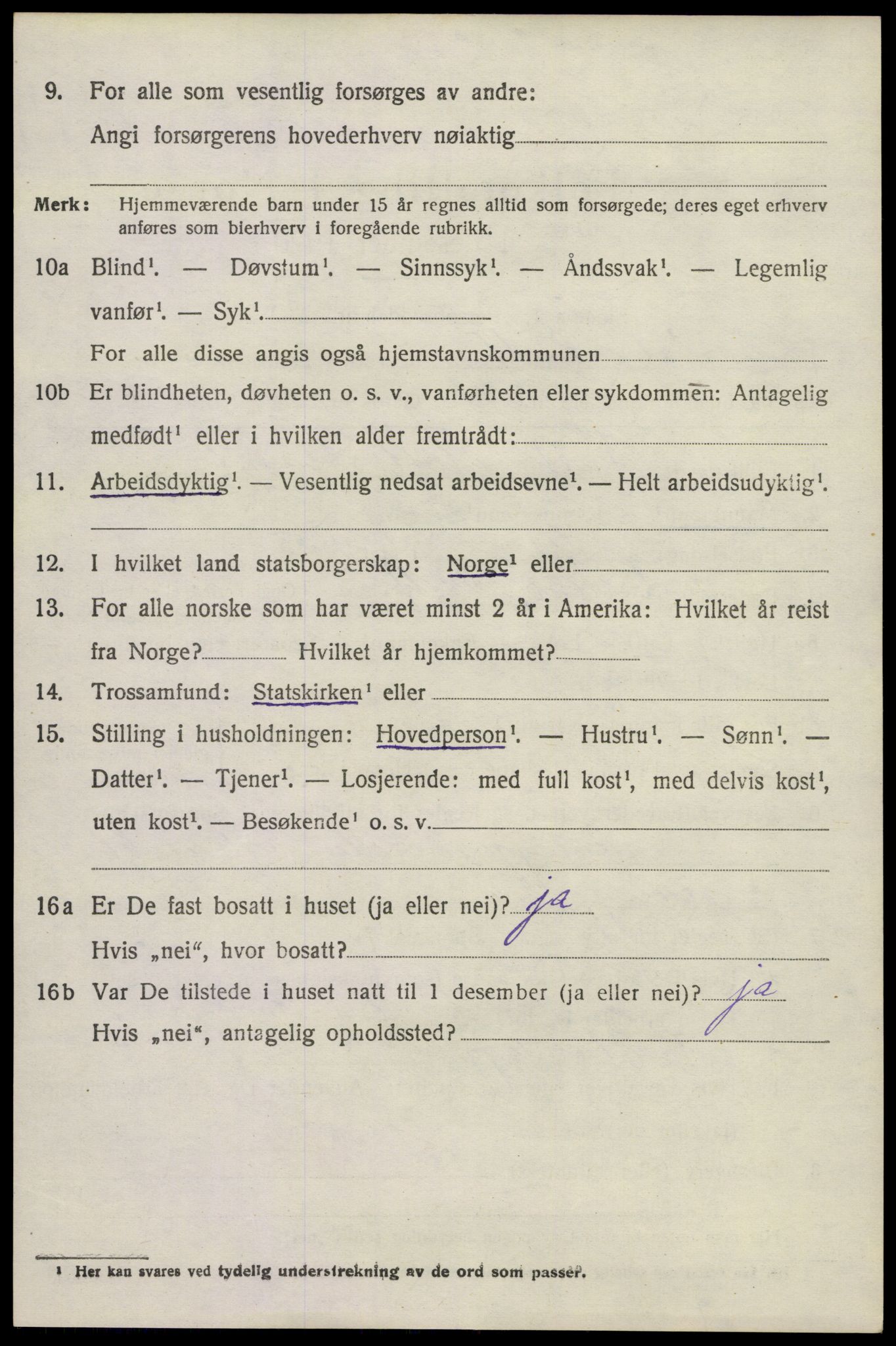 SAKO, 1920 census for Lardal, 1920, p. 2500