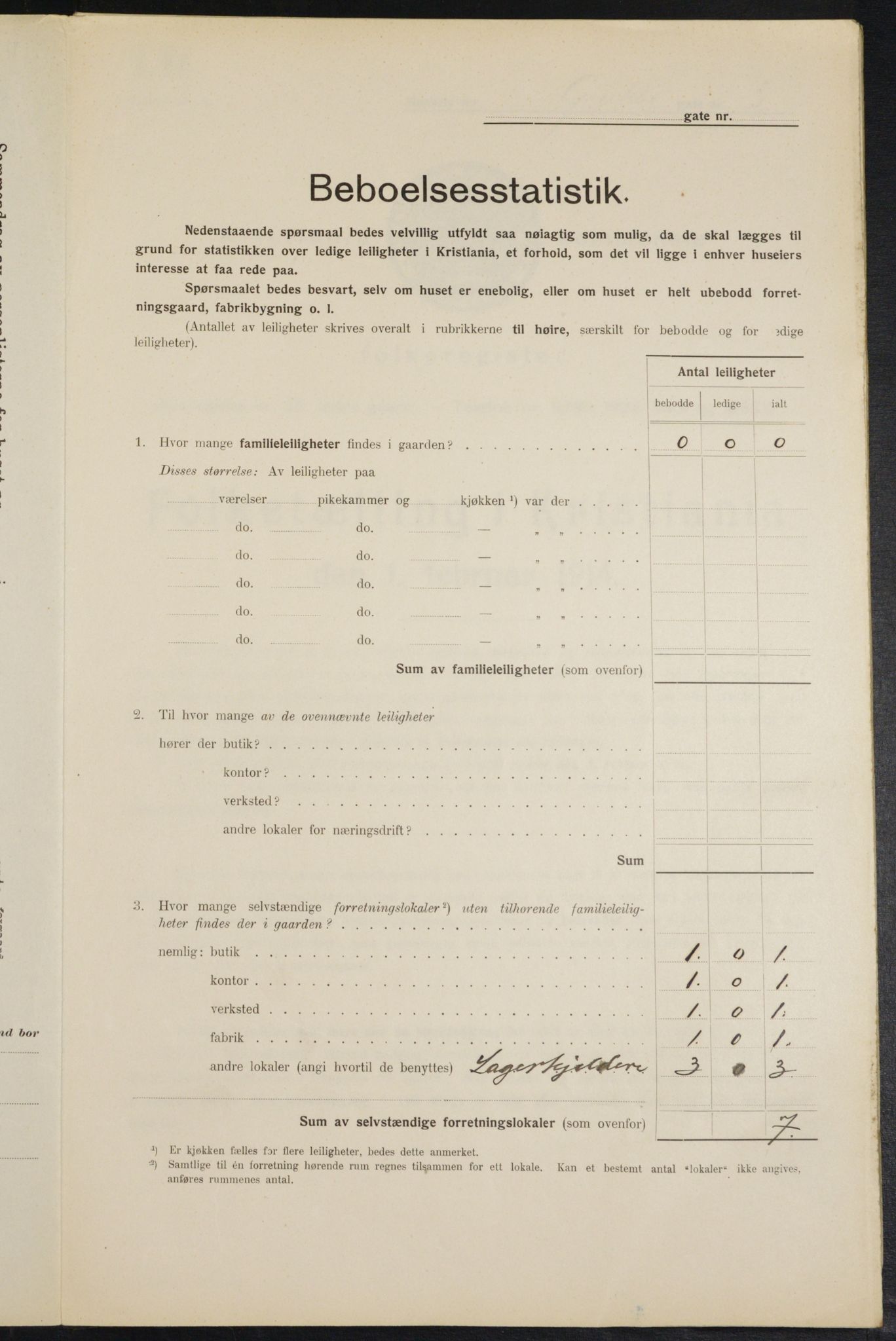 OBA, Municipal Census 1914 for Kristiania, 1914, p. 30298