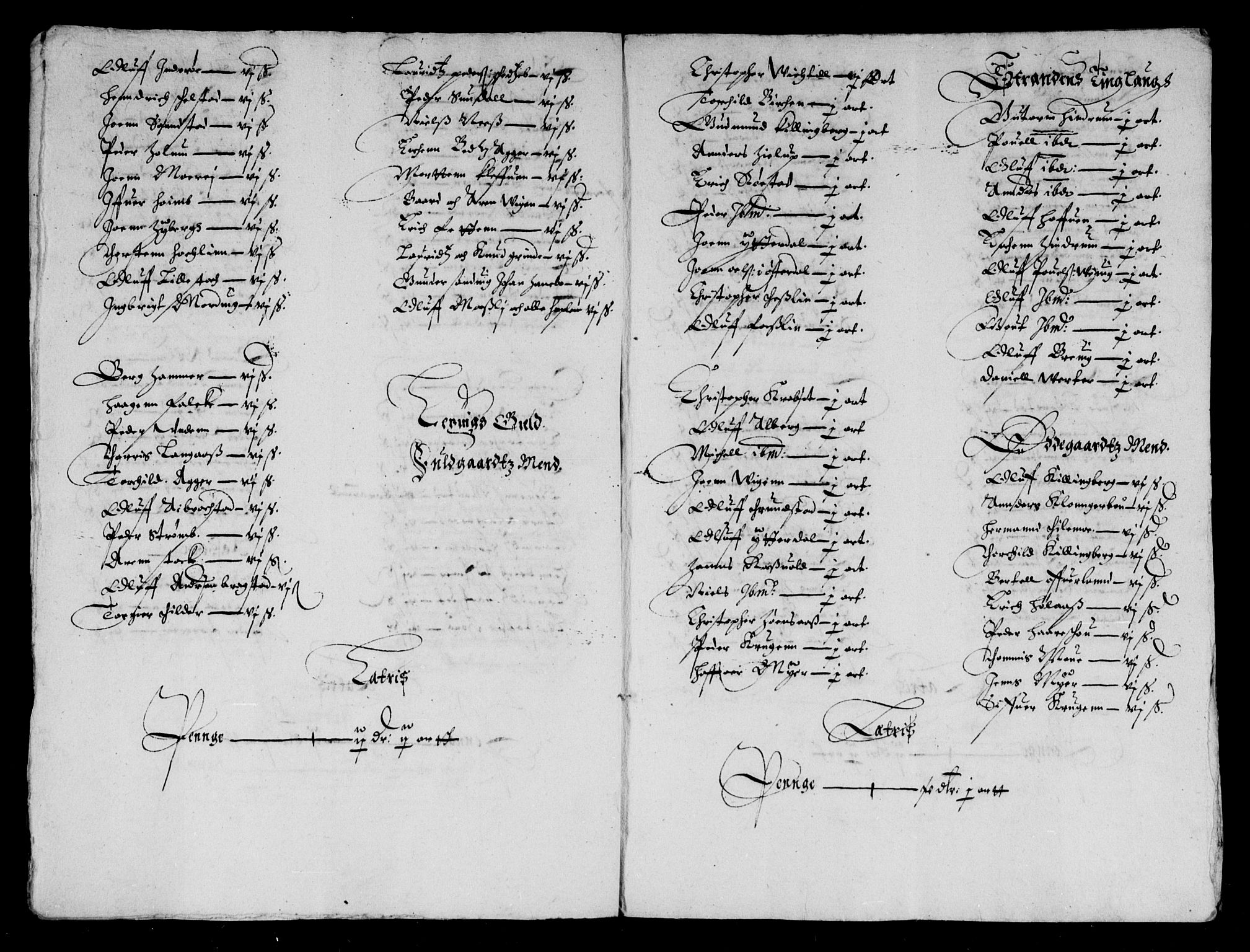 Rentekammeret inntil 1814, Reviderte regnskaper, Lensregnskaper, AV/RA-EA-5023/R/Rb/Rbw/L0080: Trondheim len, 1643-1644