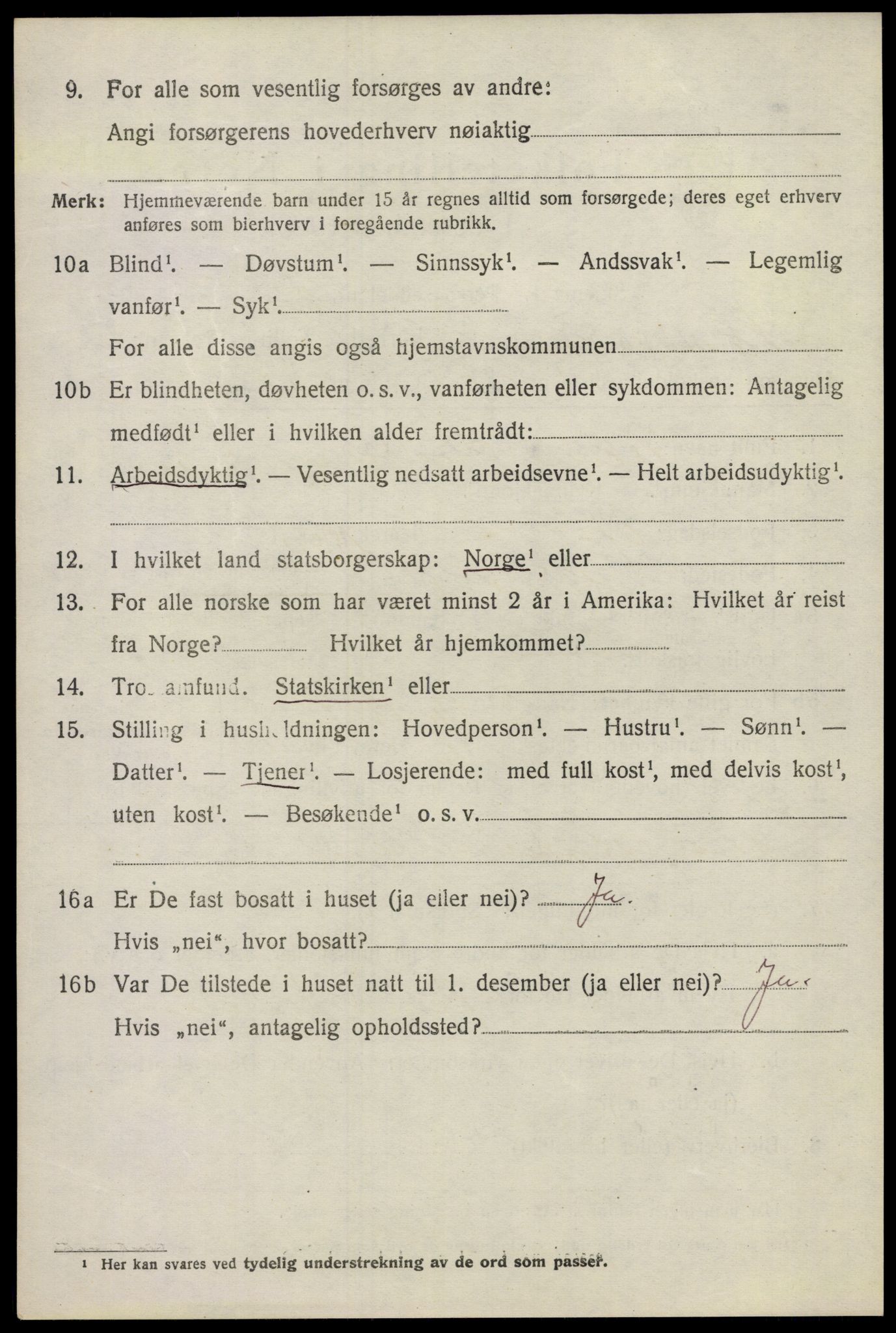 SAO, 1920 census for Nannestad, 1920, p. 3670