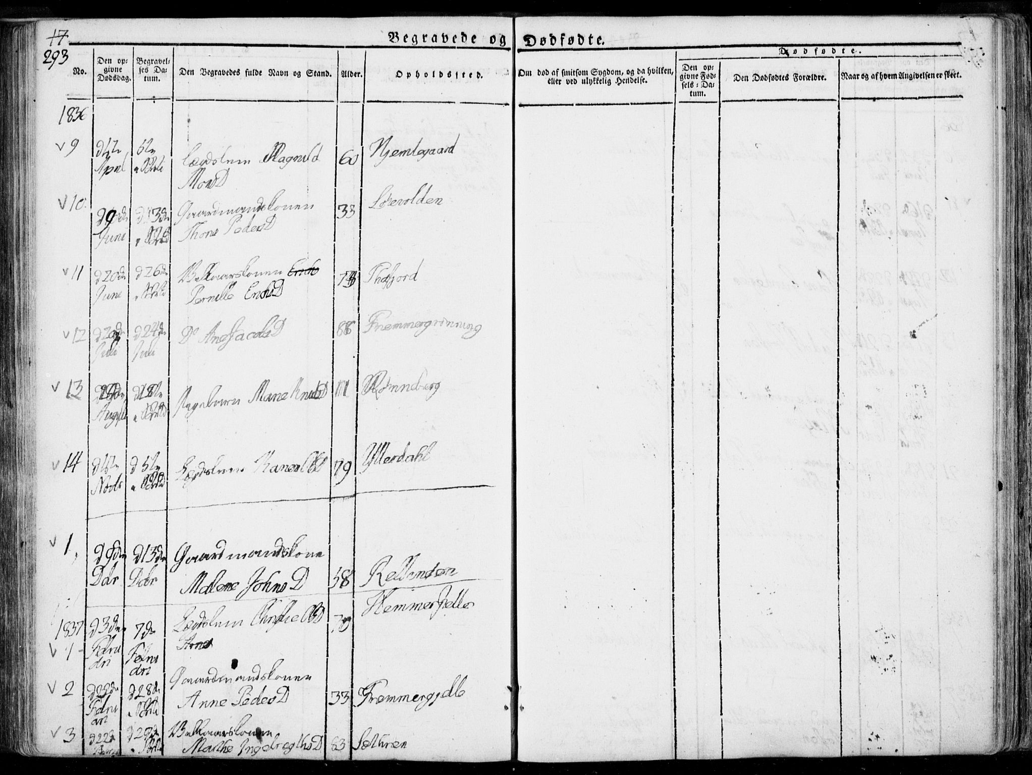 Ministerialprotokoller, klokkerbøker og fødselsregistre - Møre og Romsdal, AV/SAT-A-1454/519/L0248: Parish register (official) no. 519A07, 1829-1860, p. 293