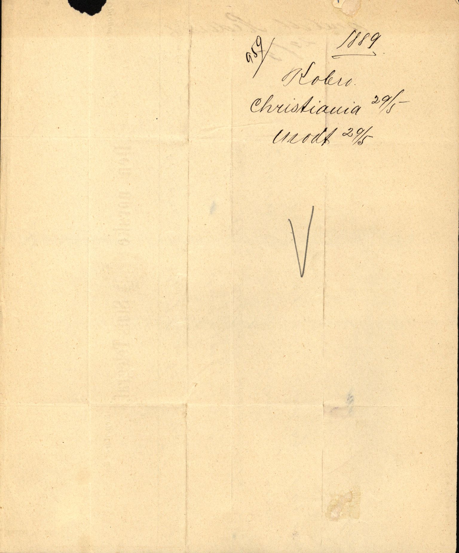 Pa 63 - Østlandske skibsassuranceforening, VEMU/A-1079/G/Ga/L0021/0003: Havaridokumenter / Inga av Drammen, Inga av Sandefjord, Primula, 1888-1889, p. 14