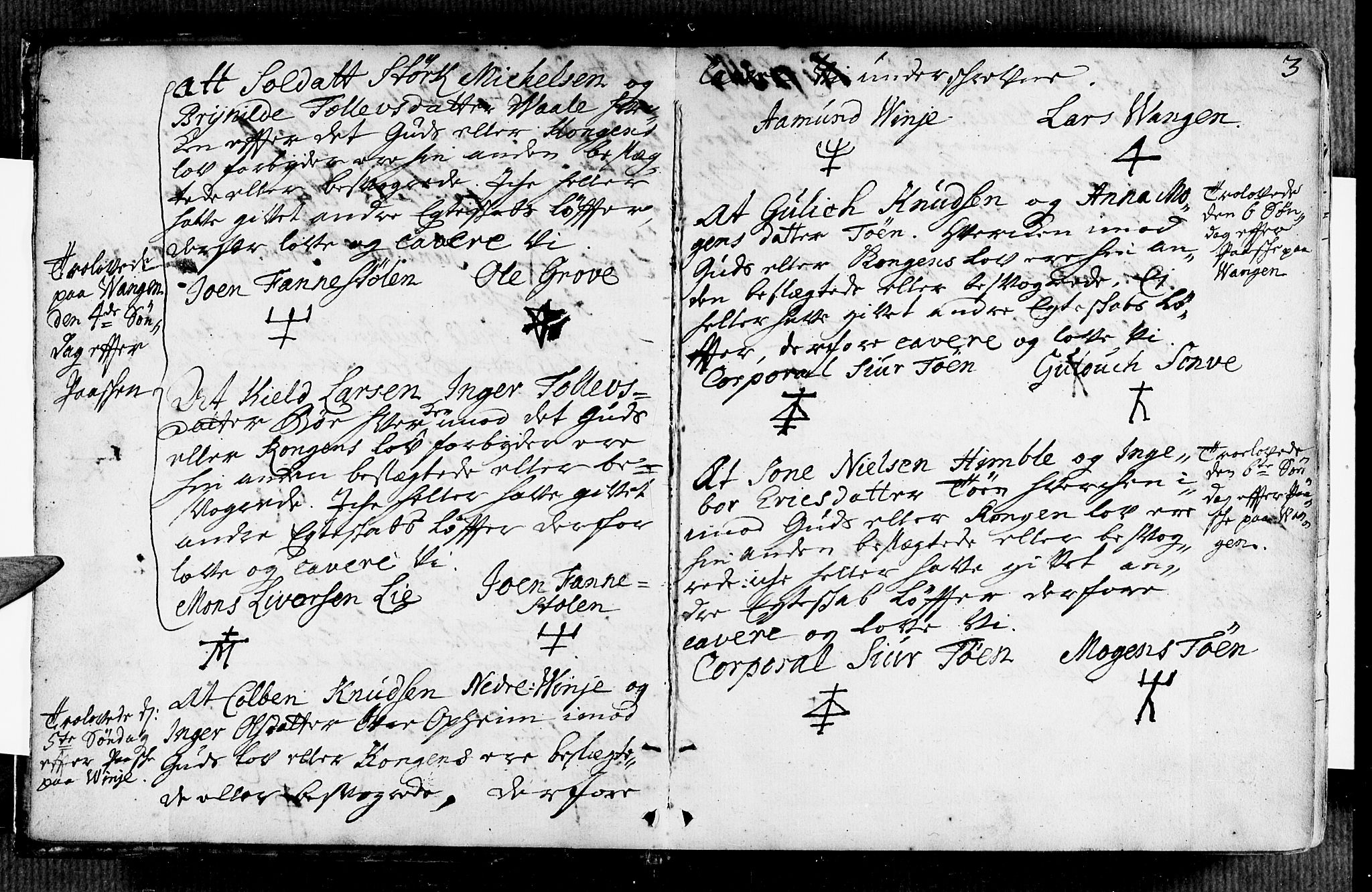 Voss sokneprestembete, SAB/A-79001/H/Haa: Parish register (official) no. A 7, 1731-1773, p. 3