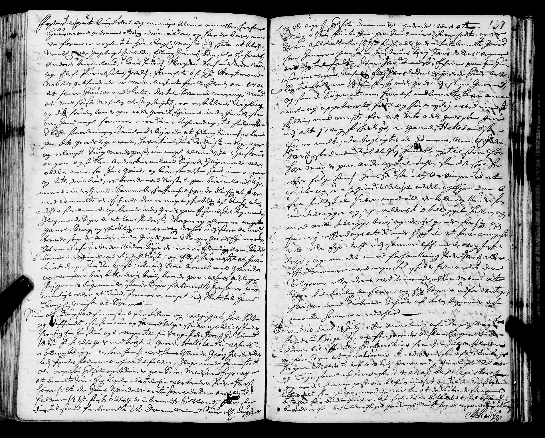 Romsdal sorenskriveri, SAT/A-4149/1/1/1A/L0006: Tingbok, 1707-1711, p. 136b-137a