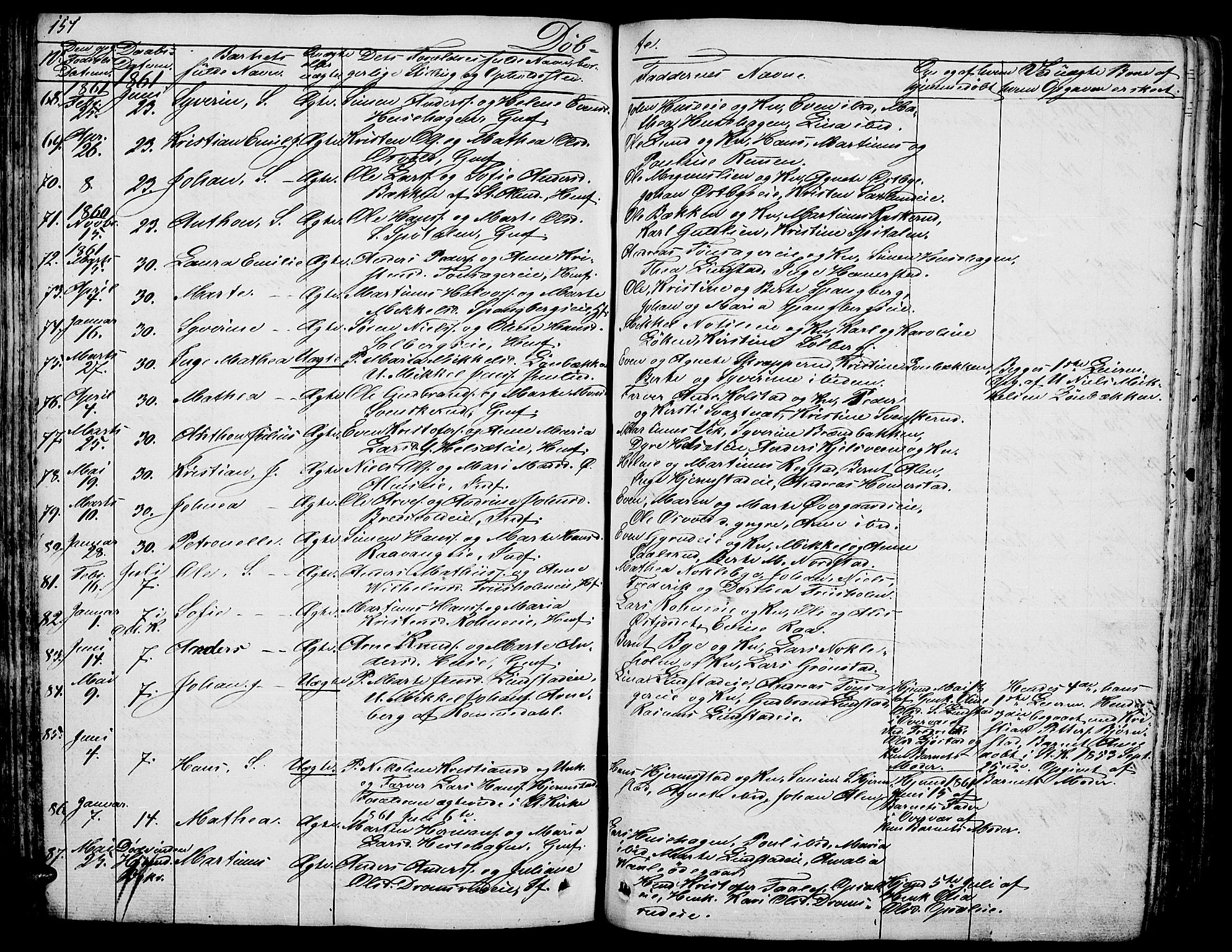 Stange prestekontor, SAH/PREST-002/L/L0003: Parish register (copy) no. 3, 1840-1864, p. 151