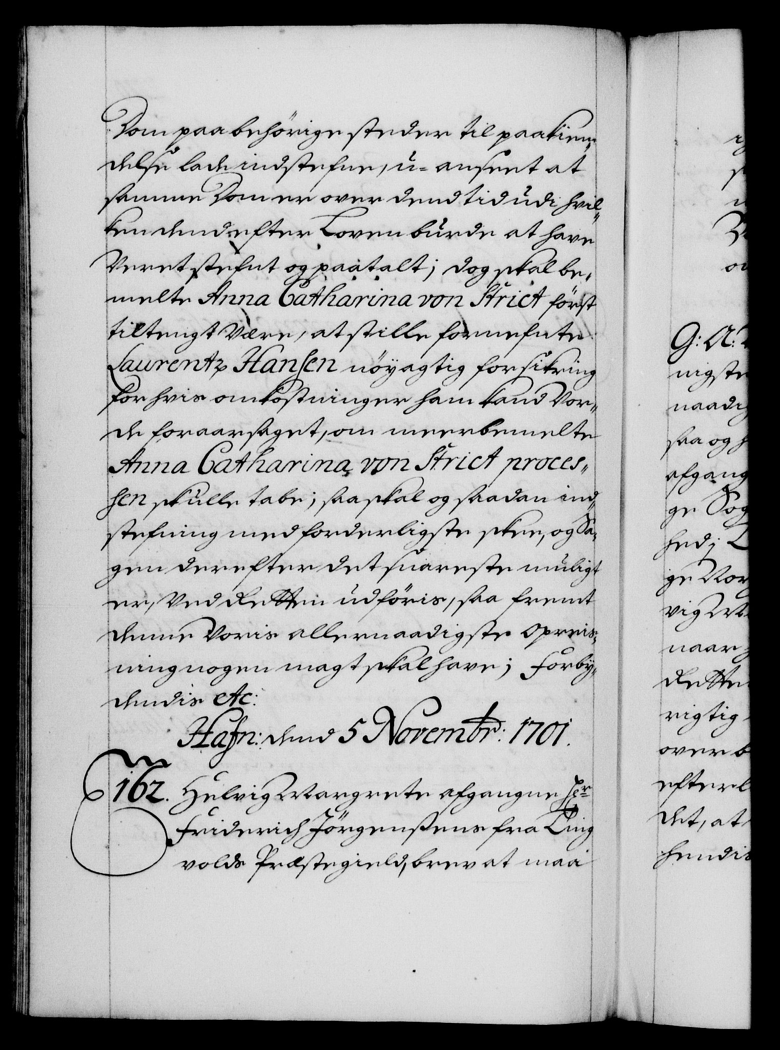 Danske Kanselli 1572-1799, RA/EA-3023/F/Fc/Fca/Fcaa/L0018: Norske registre, 1699-1703, p. 270b