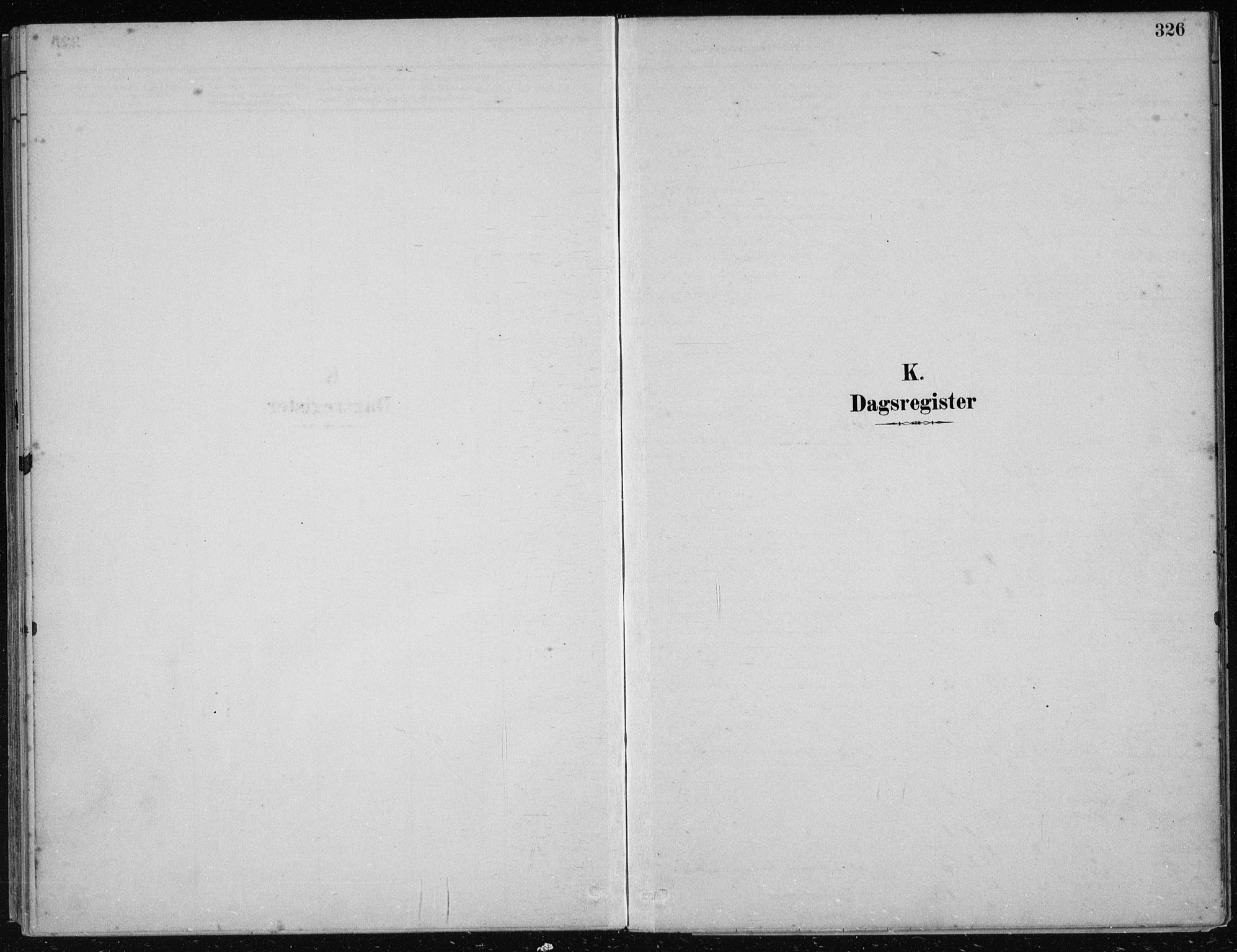 Hosanger sokneprestembete, SAB/A-75801/H/Haa: Parish register (official) no. B  1, 1880-1896, p. 326