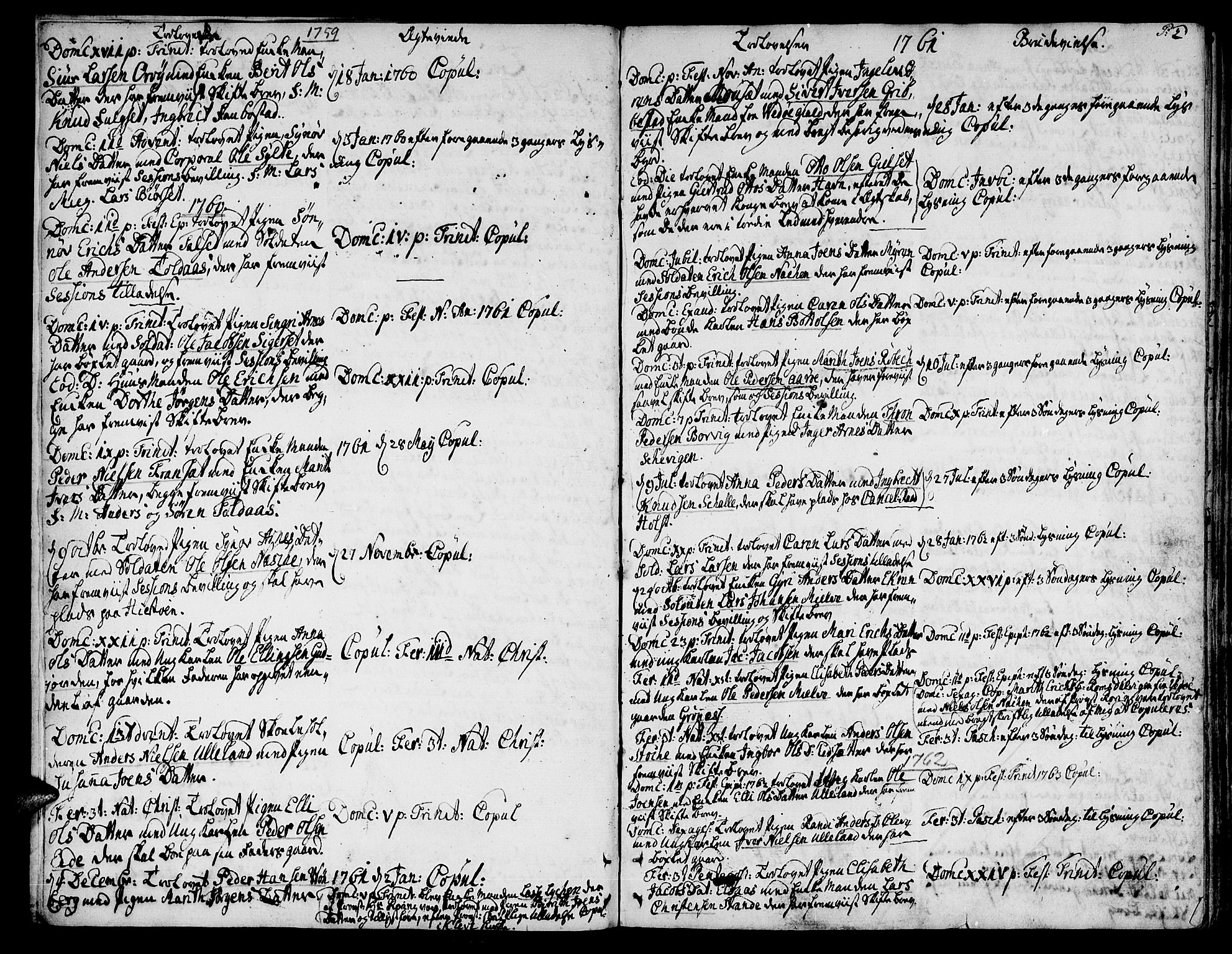 Ministerialprotokoller, klokkerbøker og fødselsregistre - Møre og Romsdal, AV/SAT-A-1454/555/L0648: Parish register (official) no. 555A01, 1759-1793, p. 2