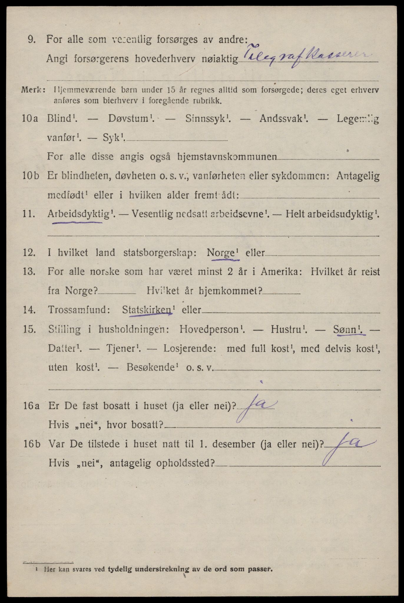 SAST, 1920 census for Hetland, 1920, p. 14418