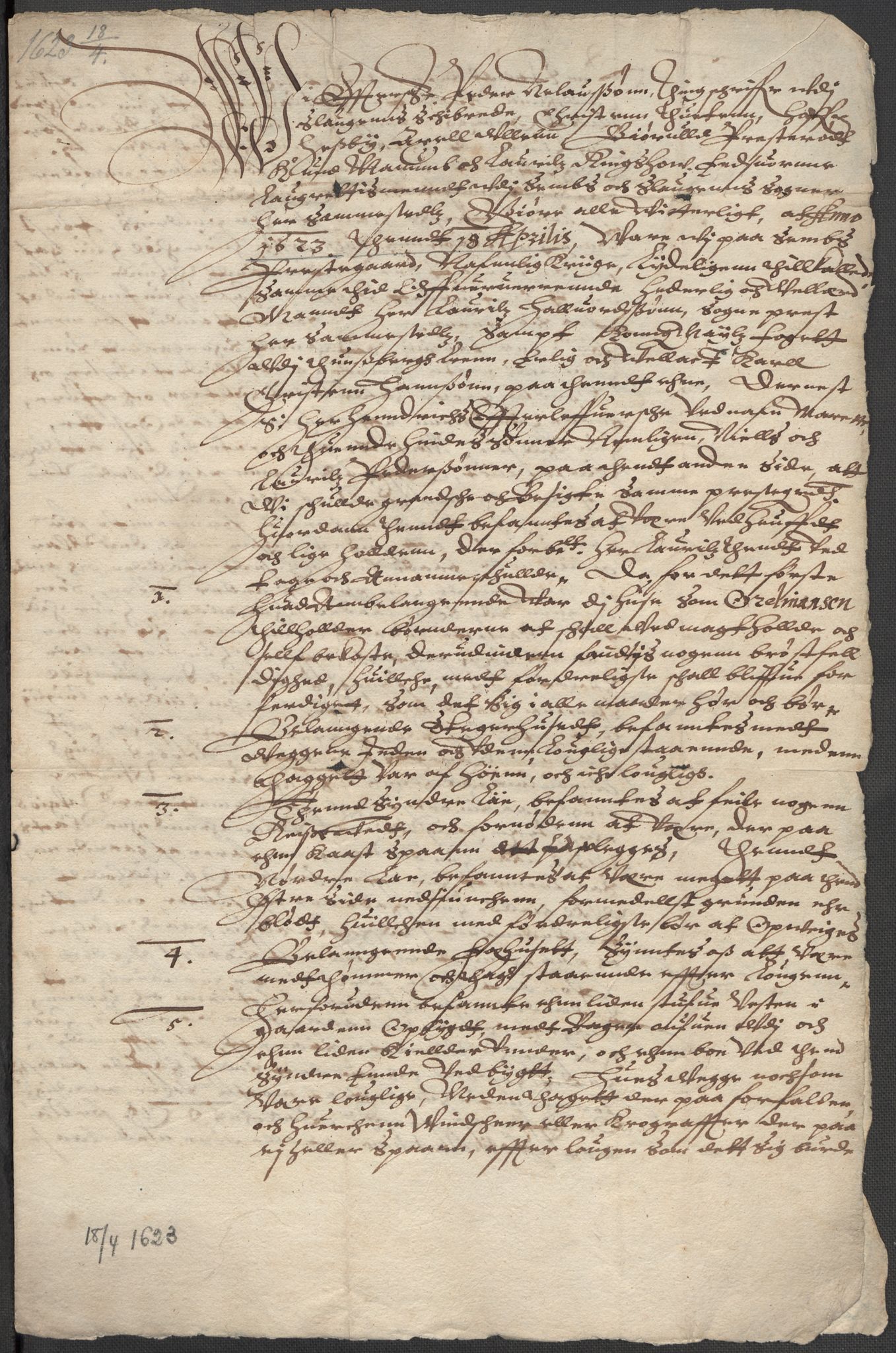 Riksarkivets diplomsamling, AV/RA-EA-5965/F15/L0024: Prestearkiv - Vestfold, 1619-1681, p. 14