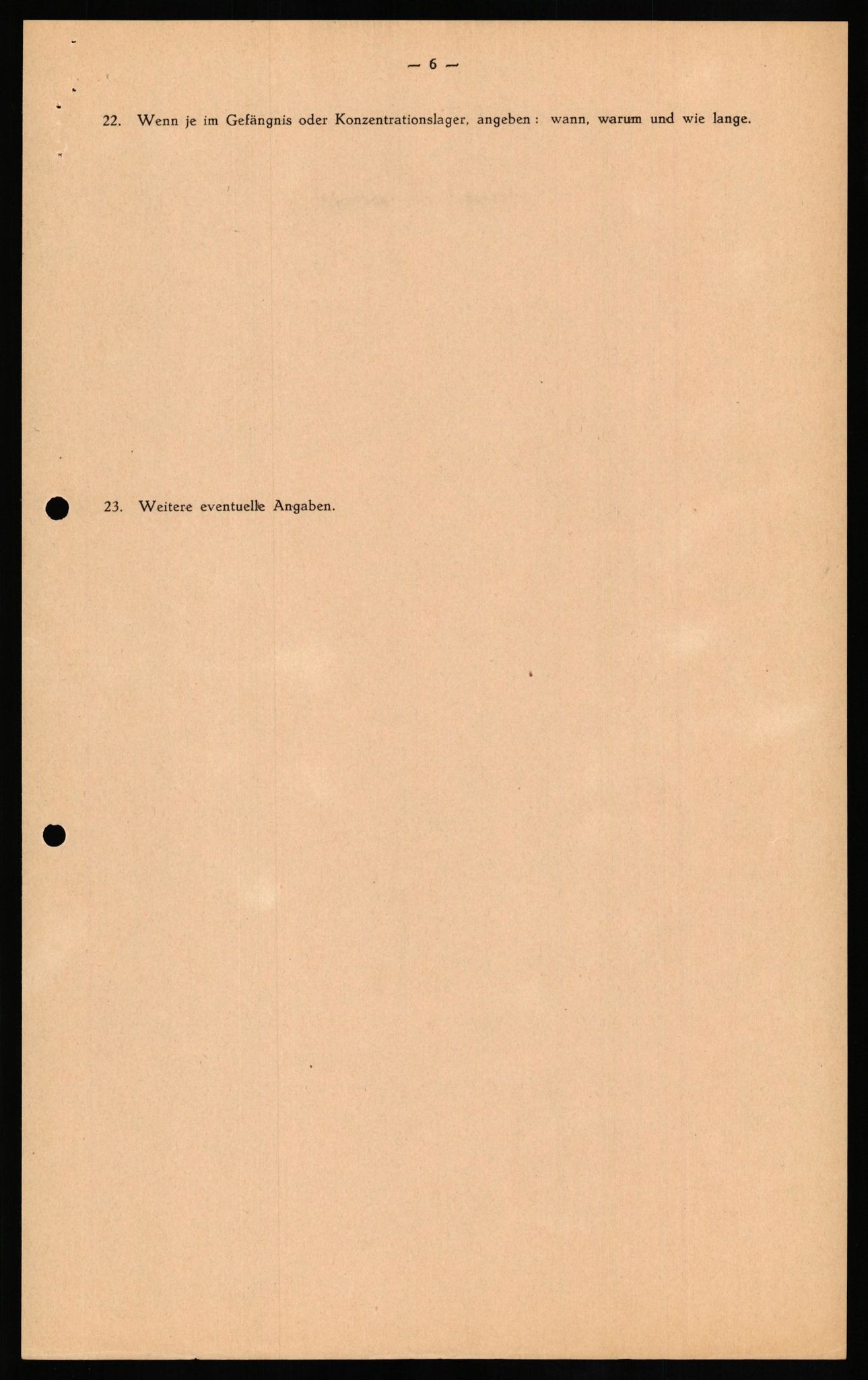 Forsvaret, Forsvarets overkommando II, RA/RAFA-3915/D/Db/L0017: CI Questionaires. Tyske okkupasjonsstyrker i Norge. Tyskere., 1945-1946, p. 334