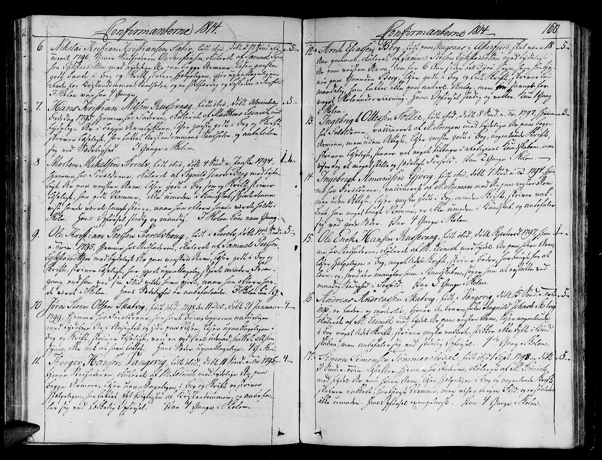Tranøy sokneprestkontor, SATØ/S-1313/I/Ia/Iaa/L0003kirke: Parish register (official) no. 3, 1807-1820, p. 160