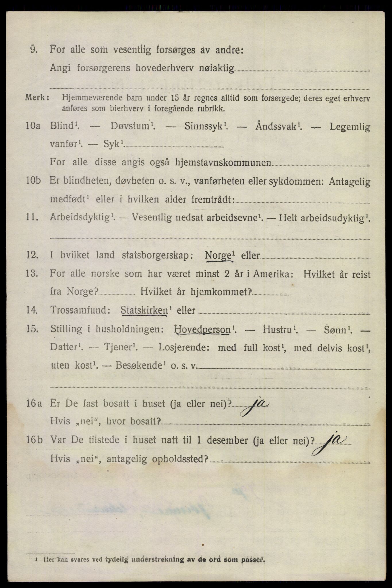 SAKO, 1920 census for Sem, 1920, p. 6314