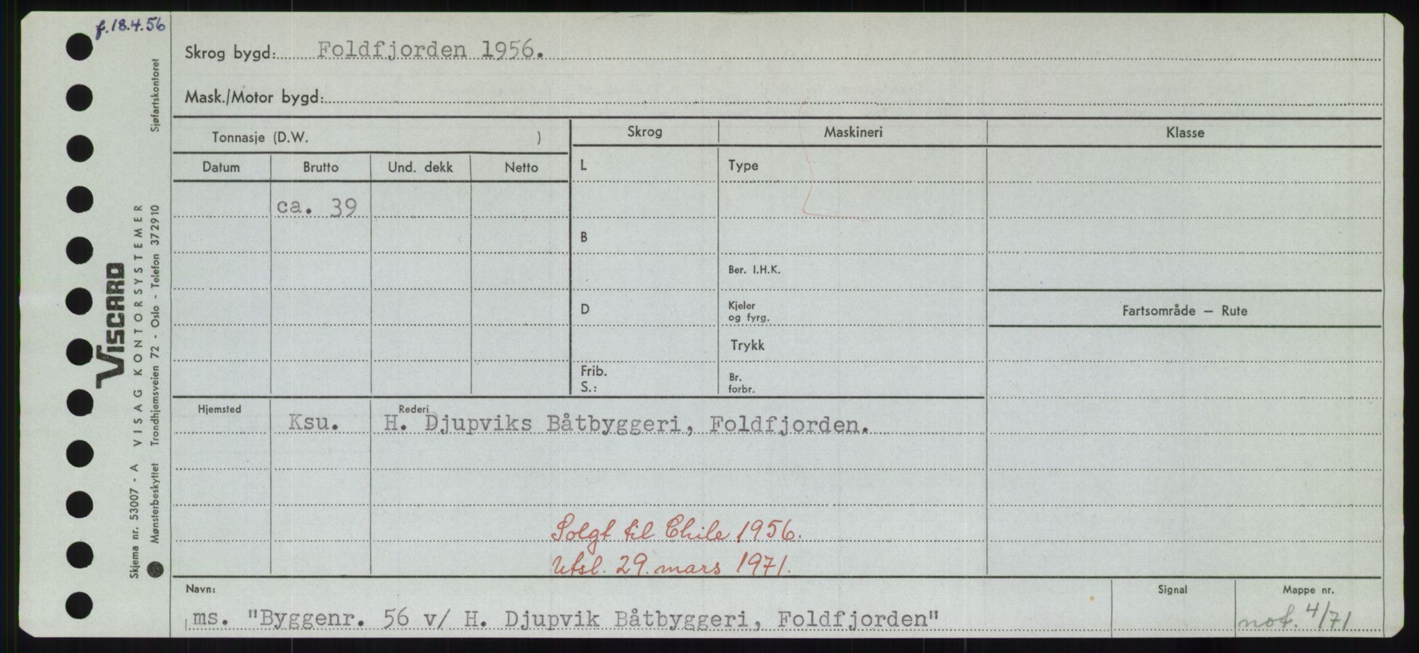 Sjøfartsdirektoratet med forløpere, Skipsmålingen, AV/RA-S-1627/H/Hd/L0006: Fartøy, Byg-Båt, p. 185