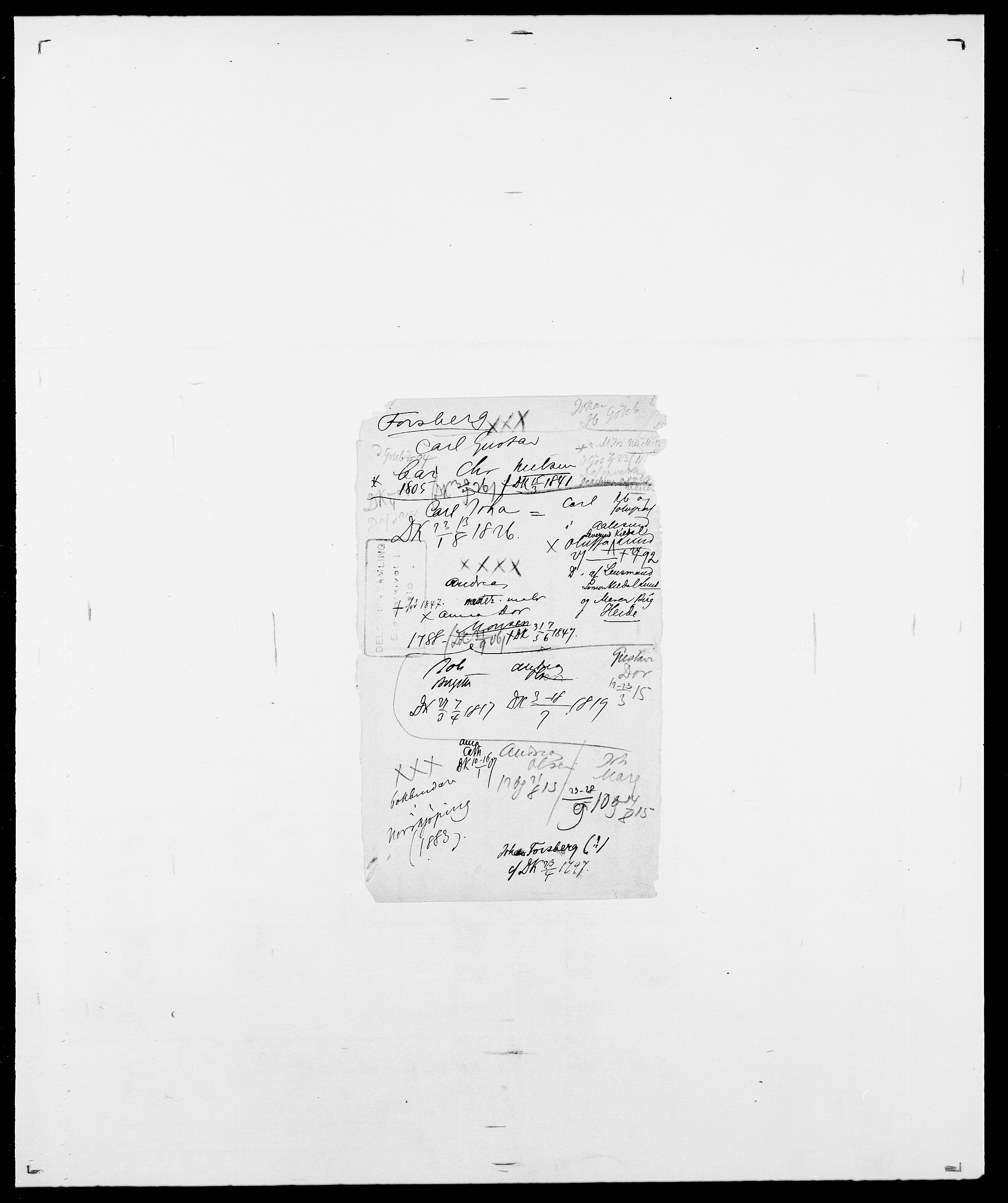 Delgobe, Charles Antoine - samling, SAO/PAO-0038/D/Da/L0012: Flor, Floer, Flohr - Fritzner, p. 601