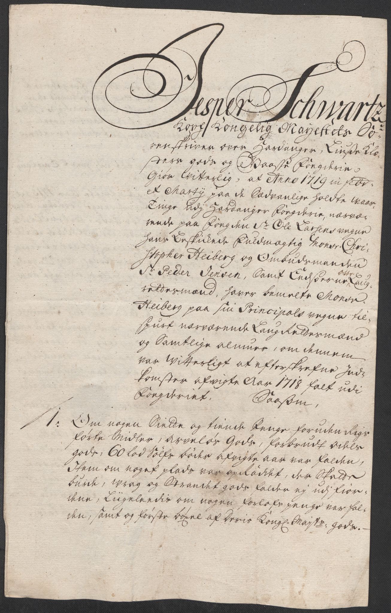 Rentekammeret inntil 1814, Reviderte regnskaper, Fogderegnskap, AV/RA-EA-4092/R48/L2995: Fogderegnskap Sunnhordland og Hardanger, 1718, p. 160