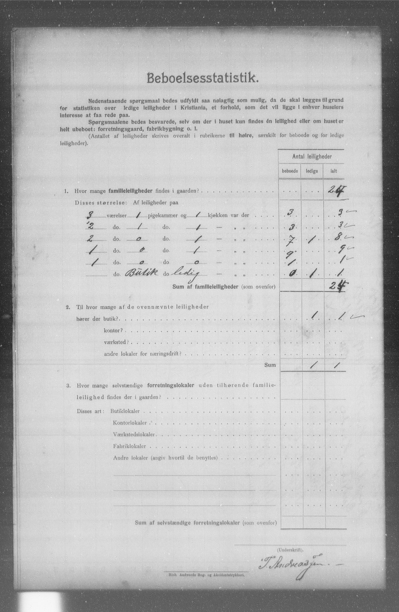 OBA, Municipal Census 1904 for Kristiania, 1904, p. 17991