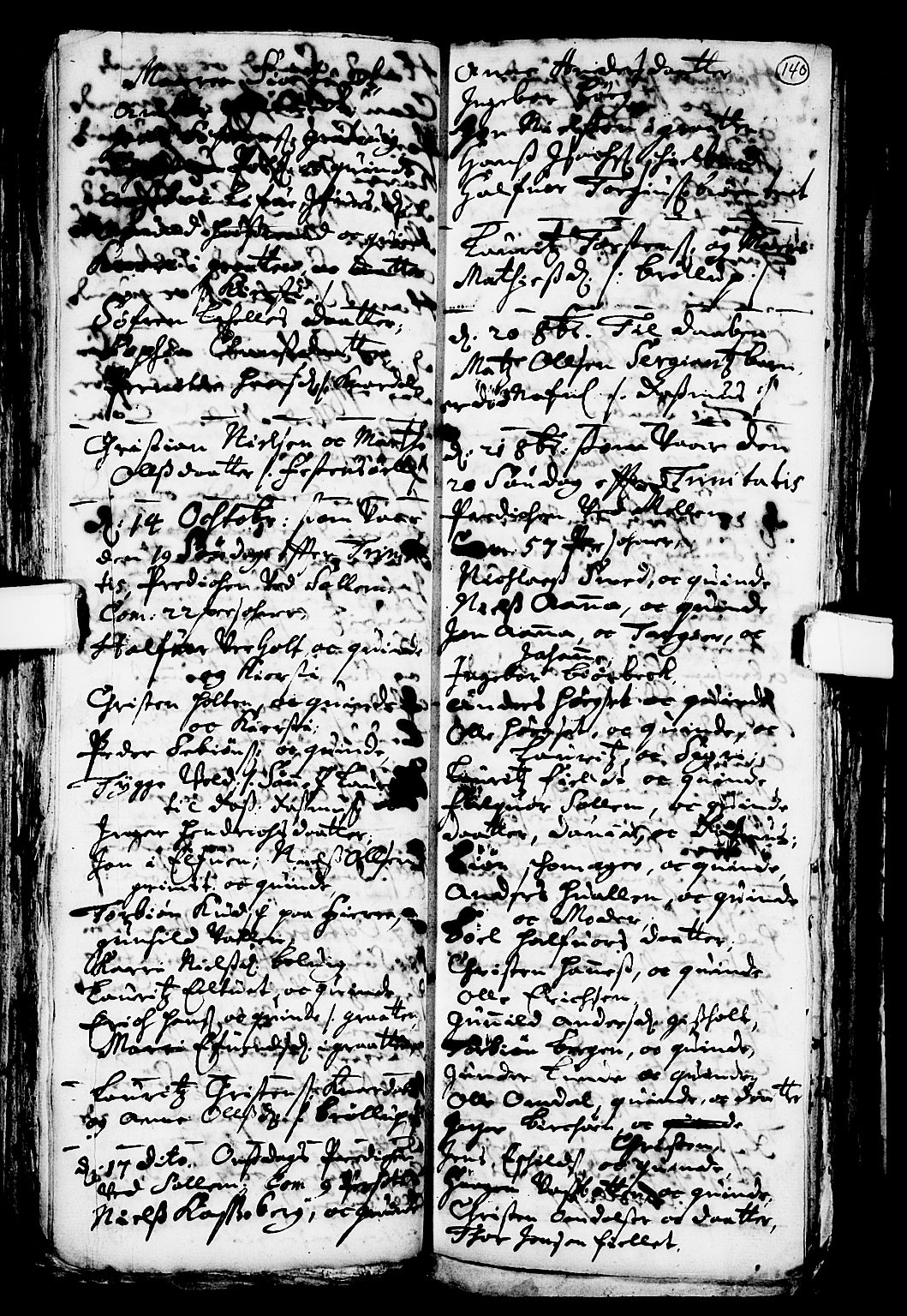 Solum kirkebøker, SAKO/A-306/F/Fa/L0001: Parish register (official) no. I 1, 1701-1716, p. 140