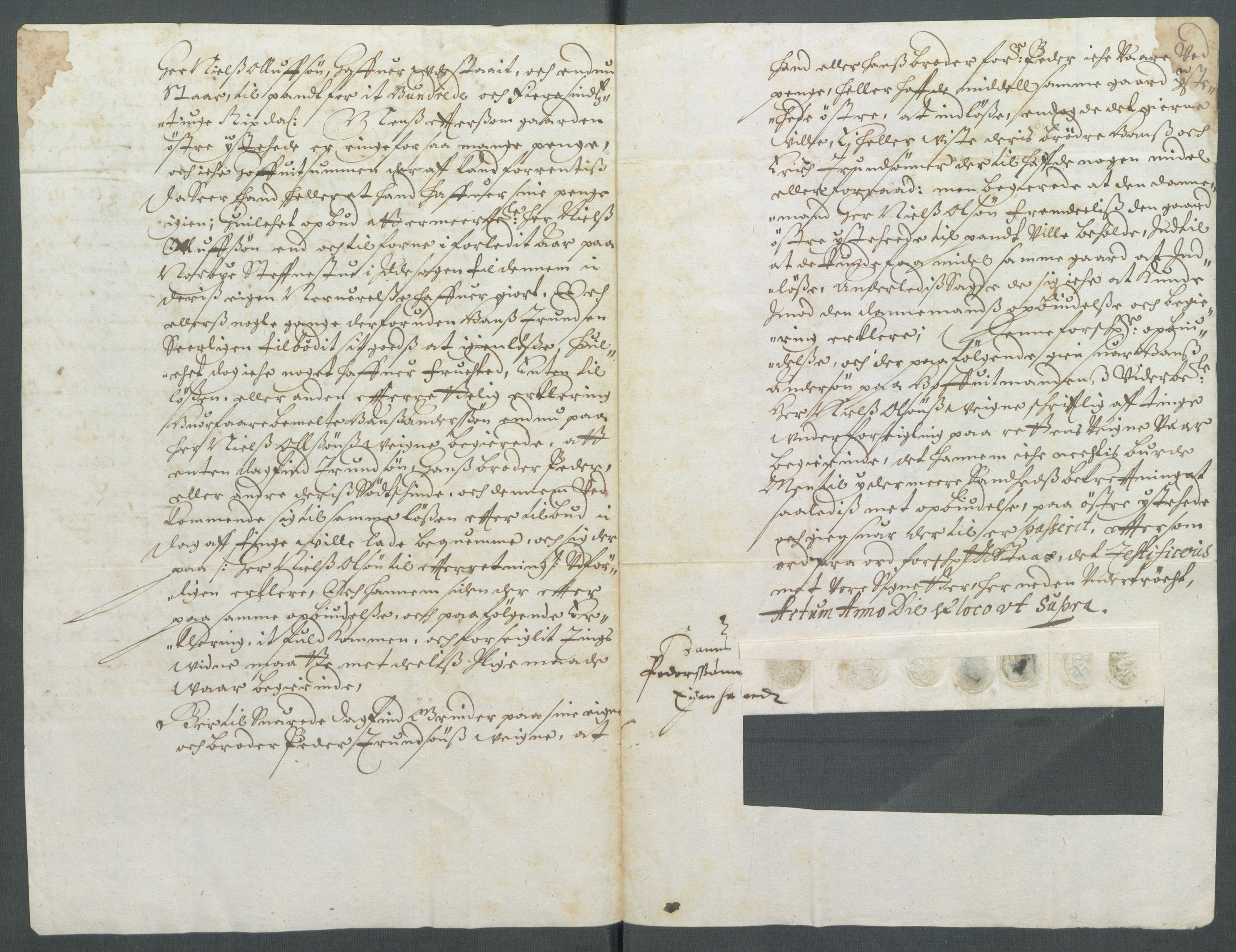 Riksarkivets diplomsamling, AV/RA-EA-5965/F02/L0166: Dokumenter, 1654-1656, p. 185