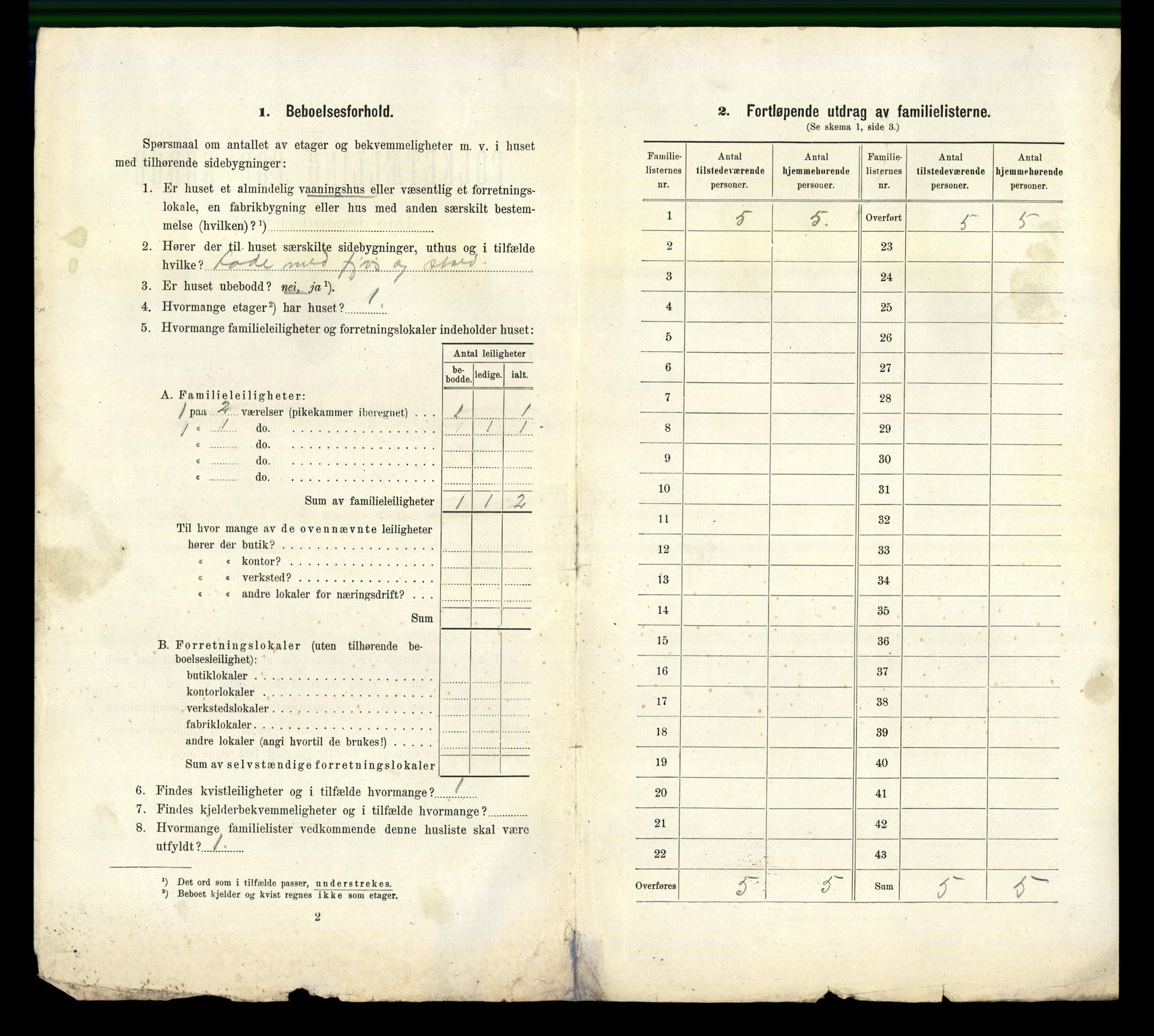 RA, 1910 census for Stavanger, 1910, p. 3463