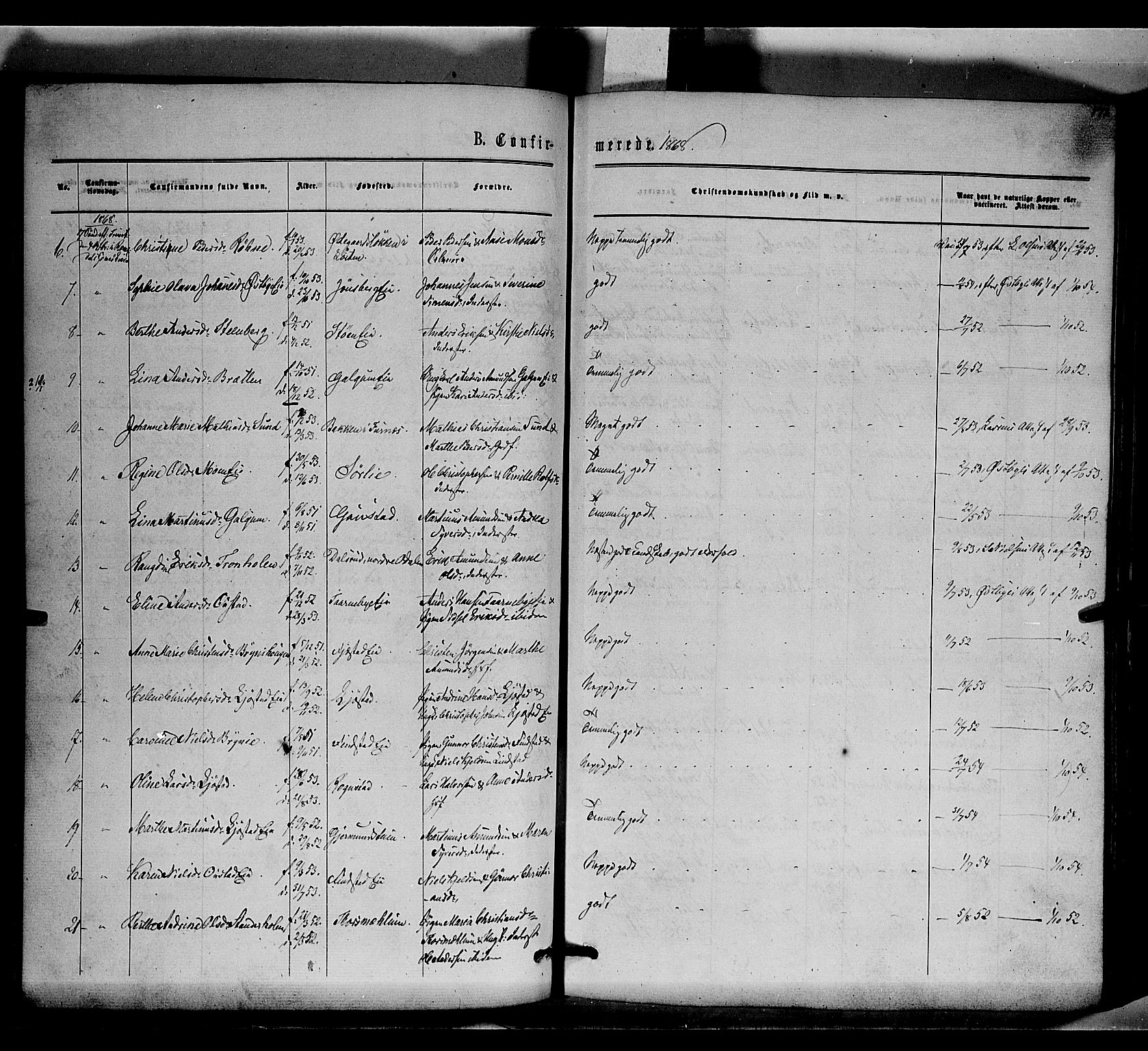 Romedal prestekontor, AV/SAH-PREST-004/K/L0005: Parish register (official) no. 5, 1862-1874, p. 172