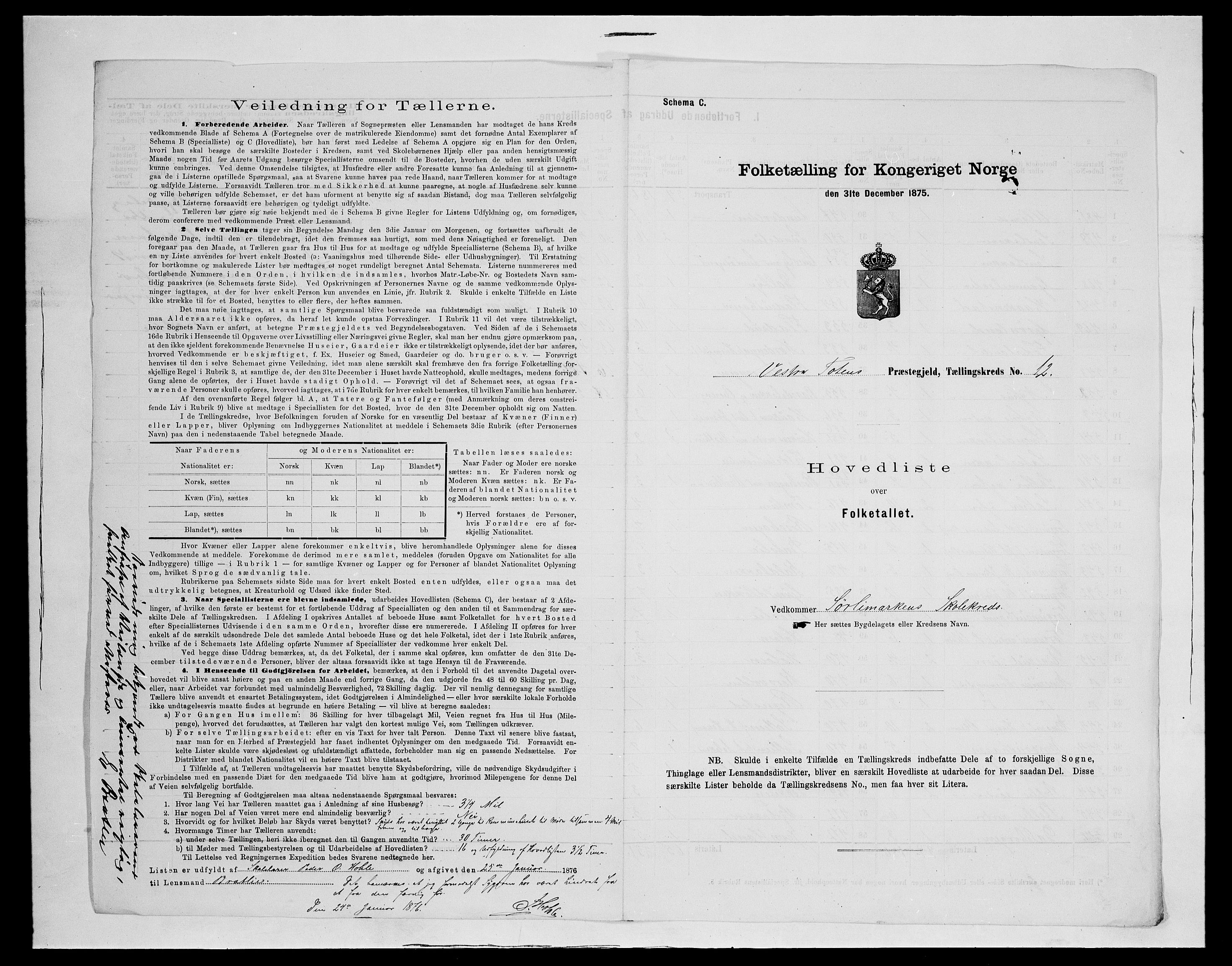 SAH, 1875 census for 0529P Vestre Toten, 1875, p. 68