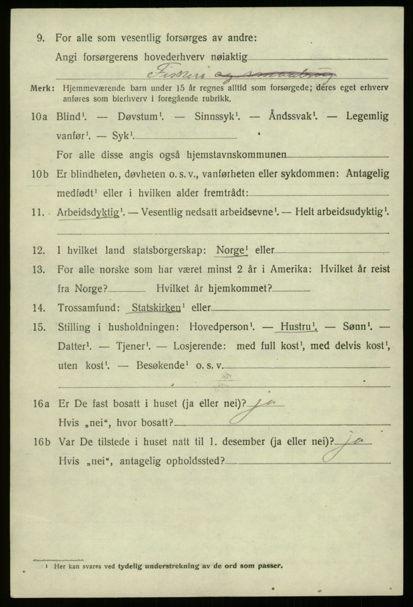 SAB, 1920 census for Davik, 1920, p. 5080