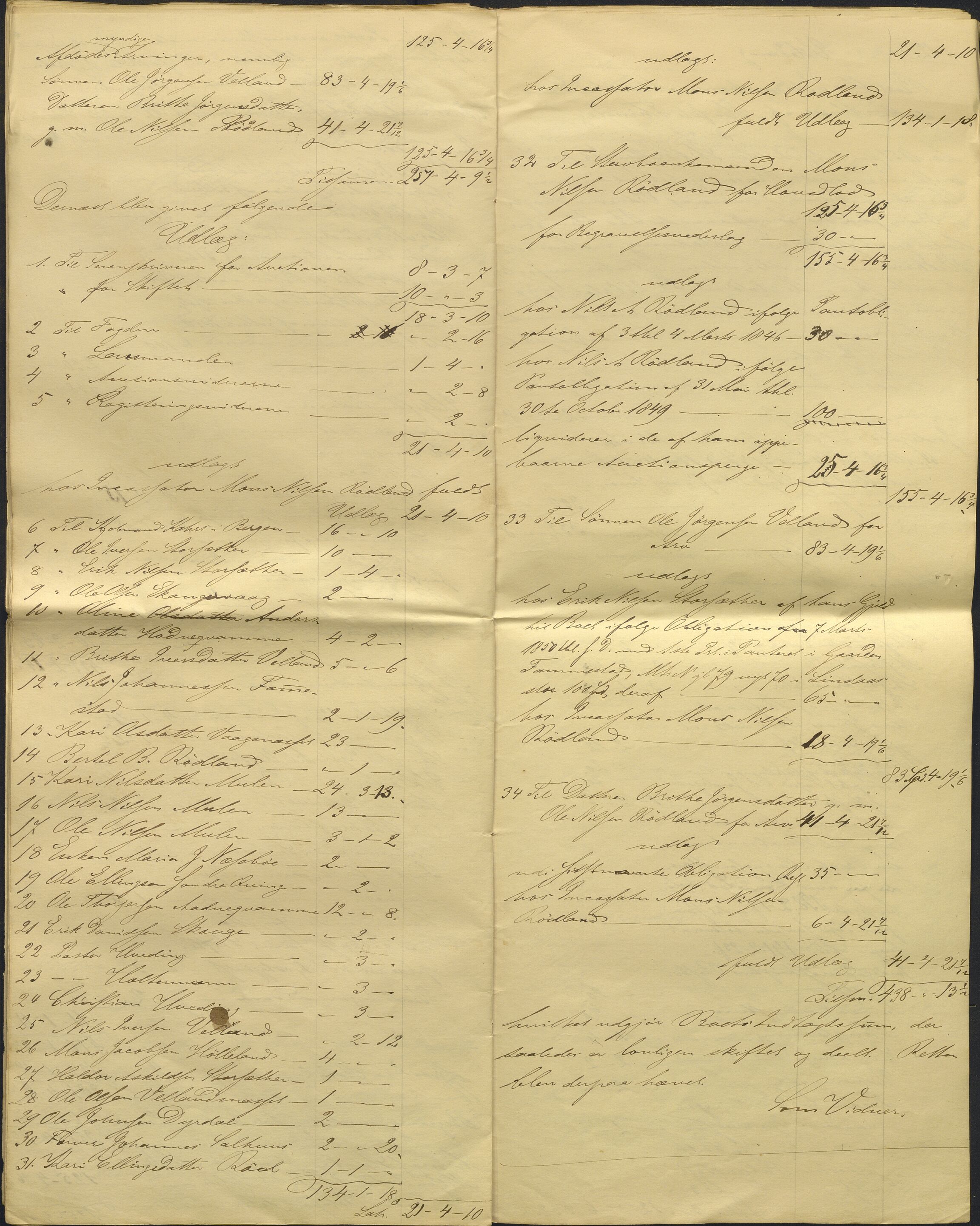 Nordhordland sorenskrivar, AV/SAB-A-2901/1/H/Hd/Hdb/L0001: Konsept til utlodningar, 1850-1852, p. 303