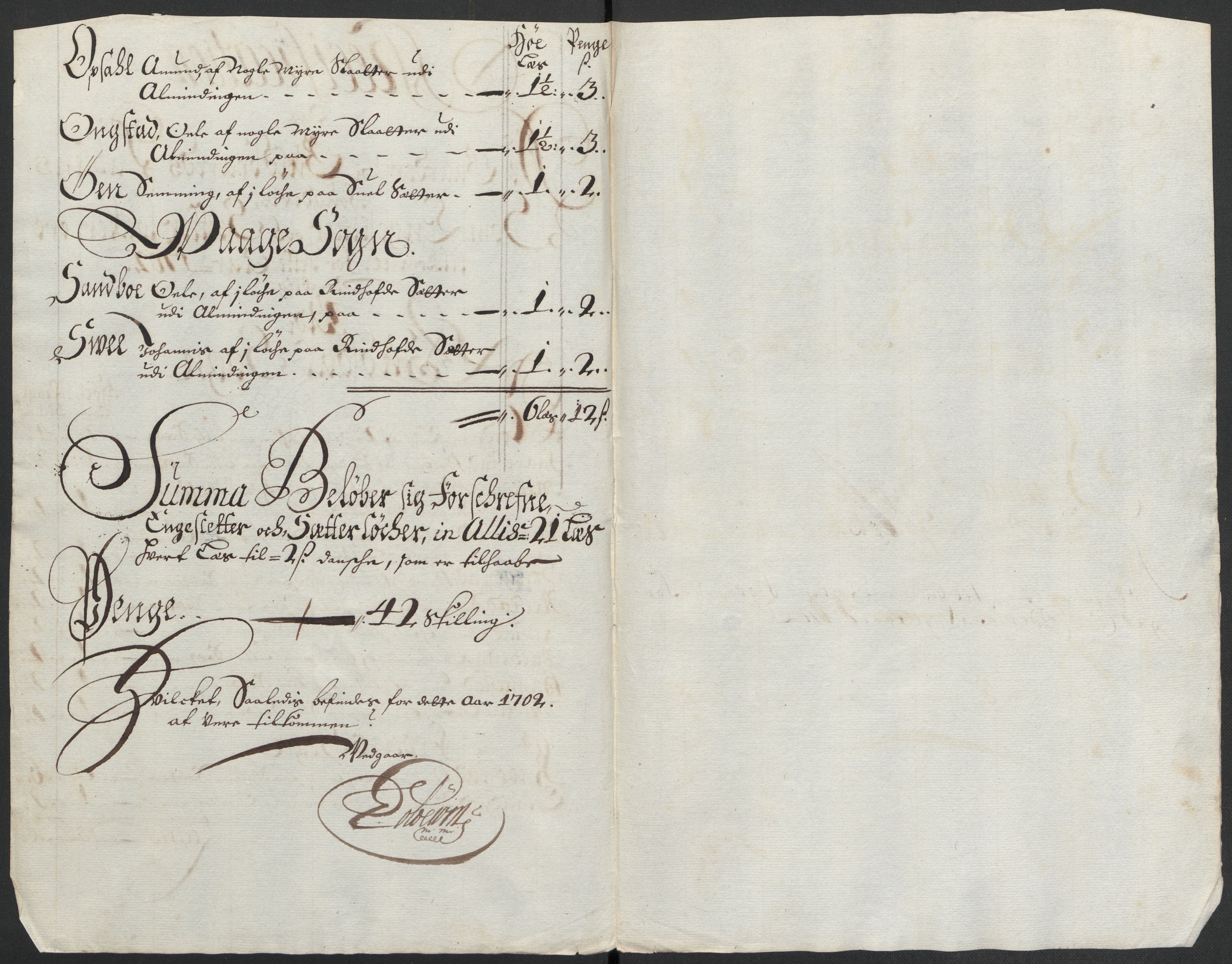 Rentekammeret inntil 1814, Reviderte regnskaper, Fogderegnskap, AV/RA-EA-4092/R17/L1175: Fogderegnskap Gudbrandsdal, 1702, p. 40