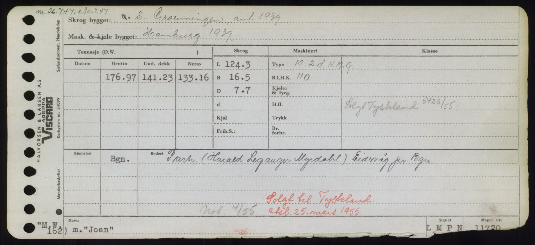 Sjøfartsdirektoratet med forløpere, Skipsmålingen, AV/RA-S-1627/H/Hd/L0019: Fartøy, J, p. 411