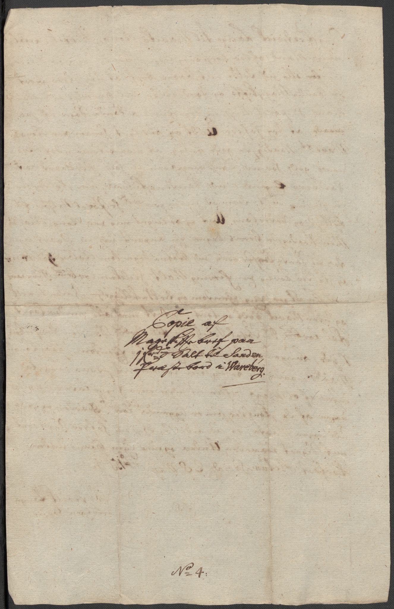 Riksarkivets diplomsamling, AV/RA-EA-5965/F15/L0021: Prestearkiv - Vestfold, 1573-1858, p. 16