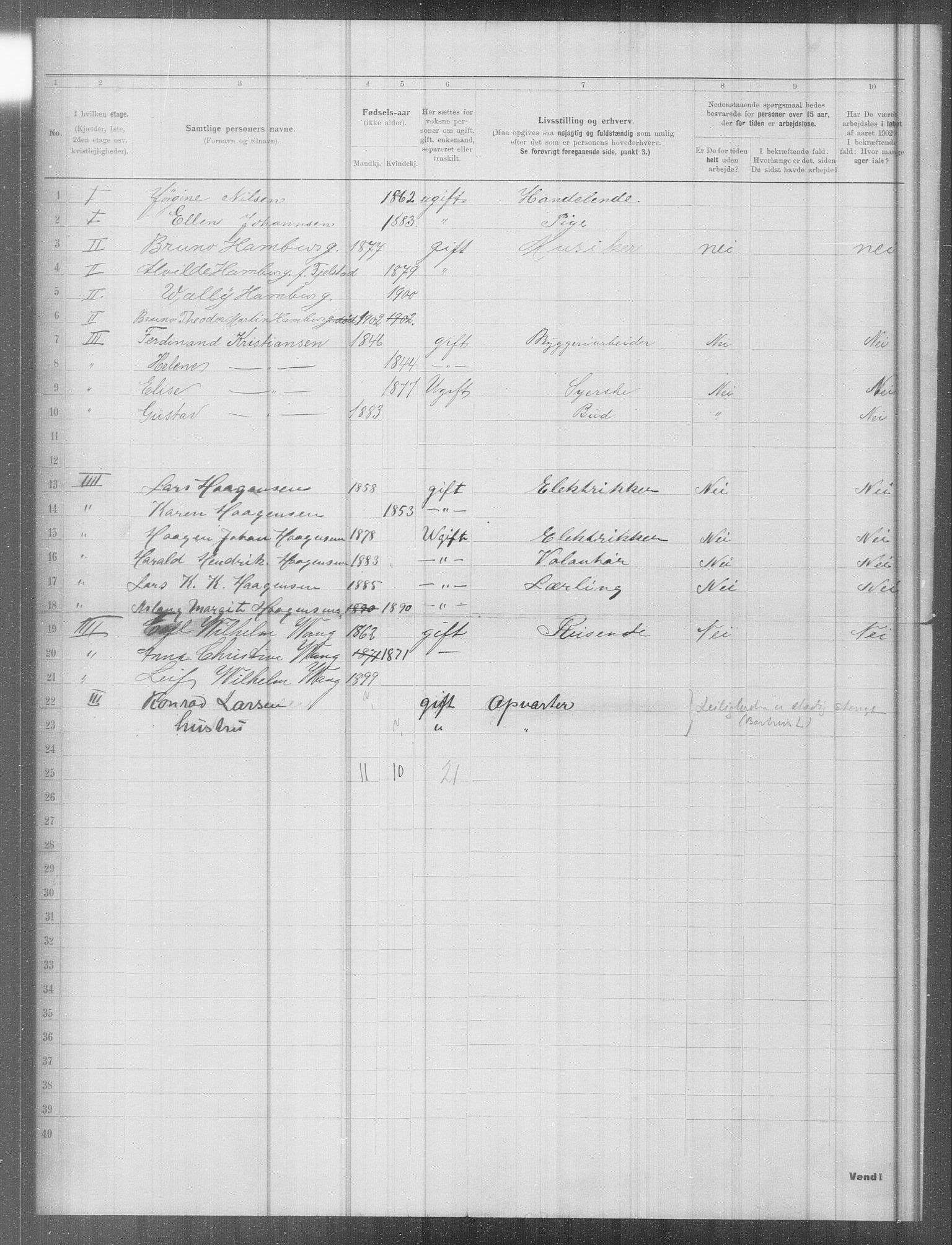 OBA, Municipal Census 1902 for Kristiania, 1902, p. 9896