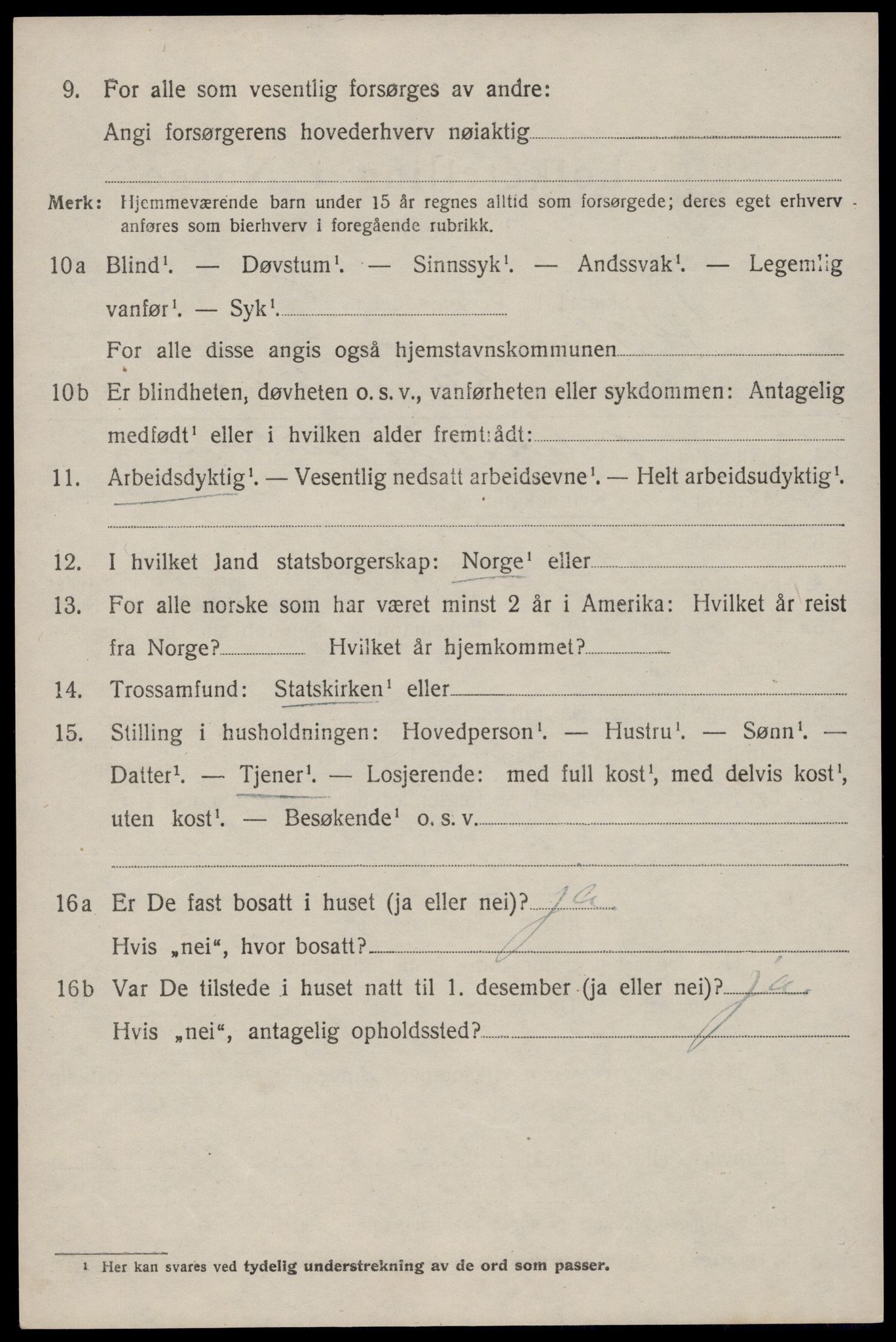 SAST, 1920 census for Høyland, 1920, p. 7823