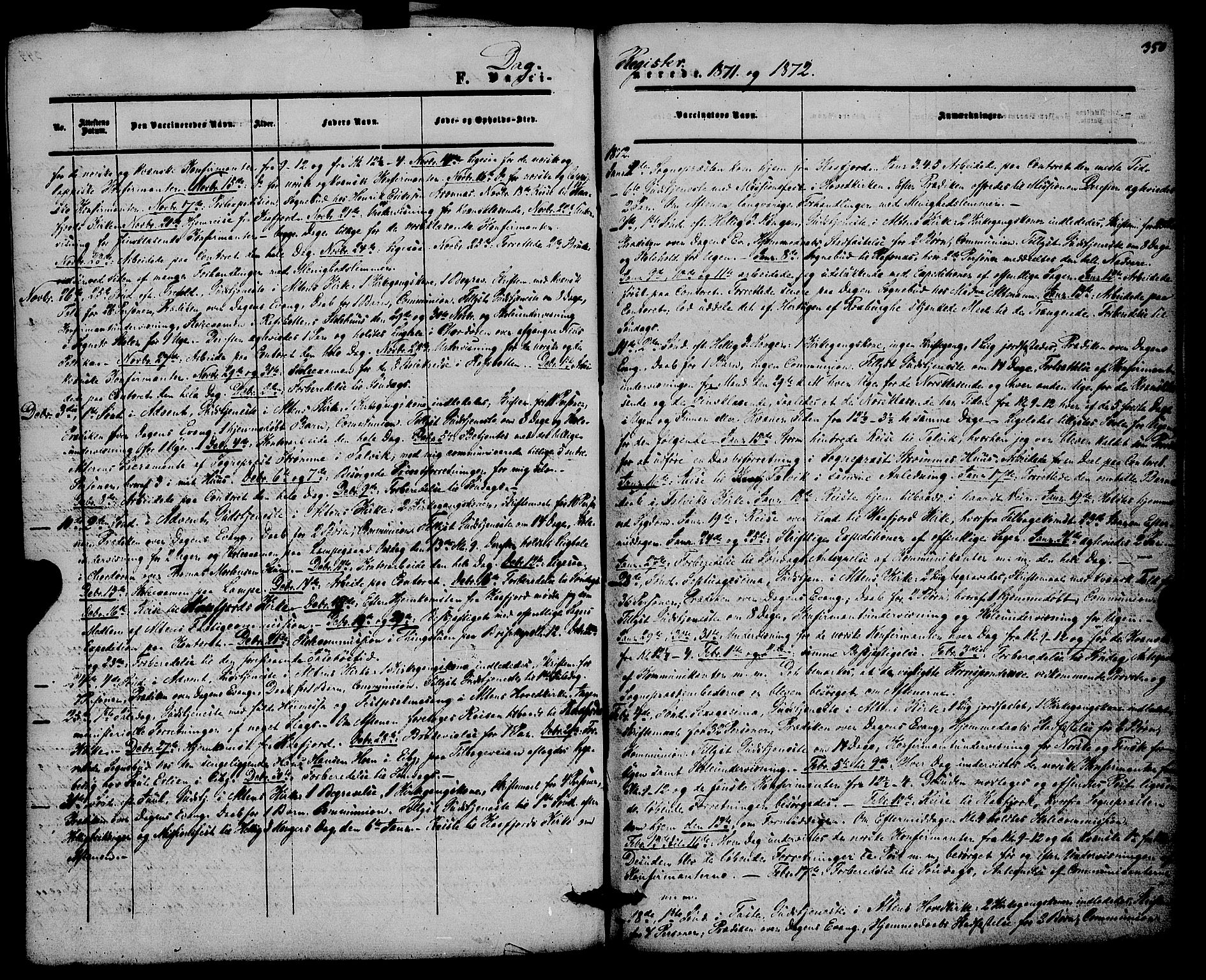 Alta sokneprestkontor, SATØ/S-1338/H/Ha/L0001.kirke: Parish register (official) no. 1, 1858-1878, p. 350
