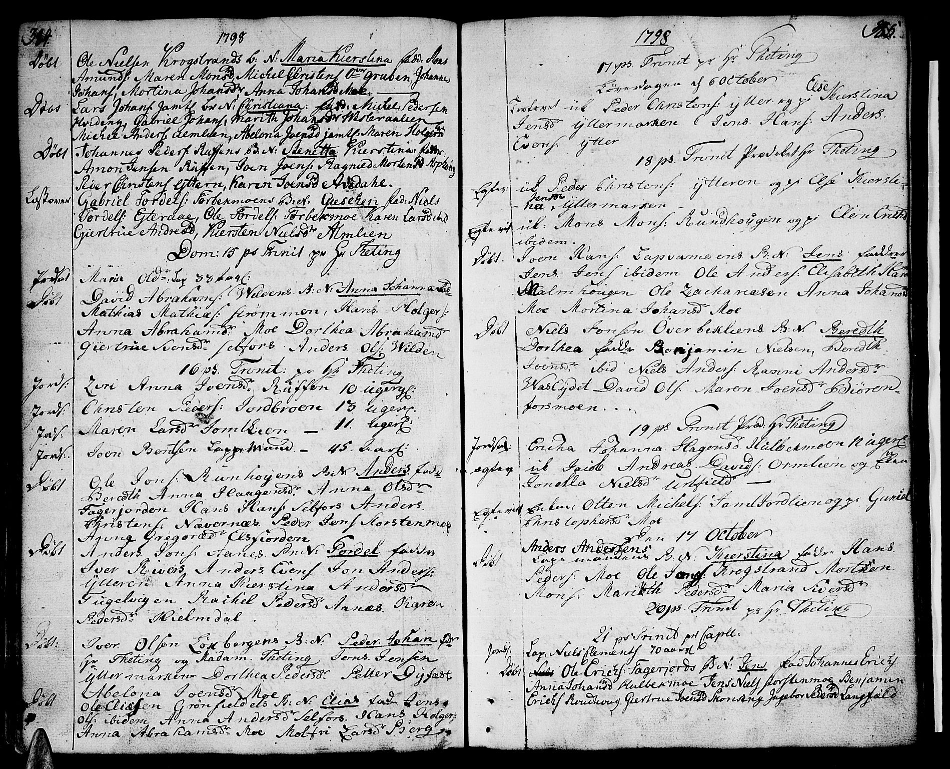 Ministerialprotokoller, klokkerbøker og fødselsregistre - Nordland, SAT/A-1459/825/L0349: Parish register (official) no. 825A05 /2, 1790-1806, p. 384-385