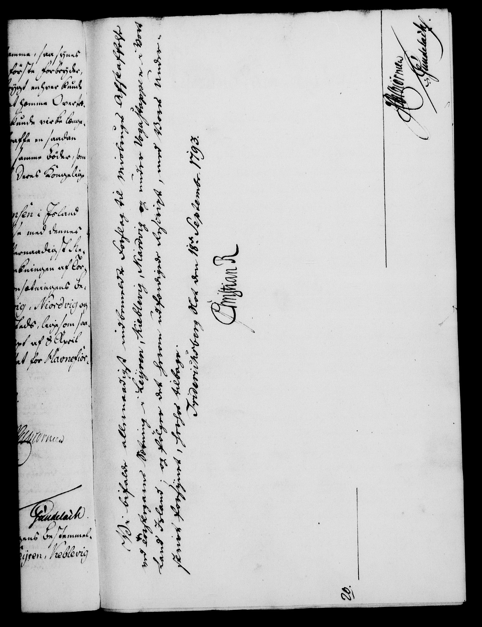 Rentekammeret, Kammerkanselliet, RA/EA-3111/G/Gf/Gfa/L0075: Norsk relasjons- og resolusjonsprotokoll (merket RK 52.75), 1793, p. 260