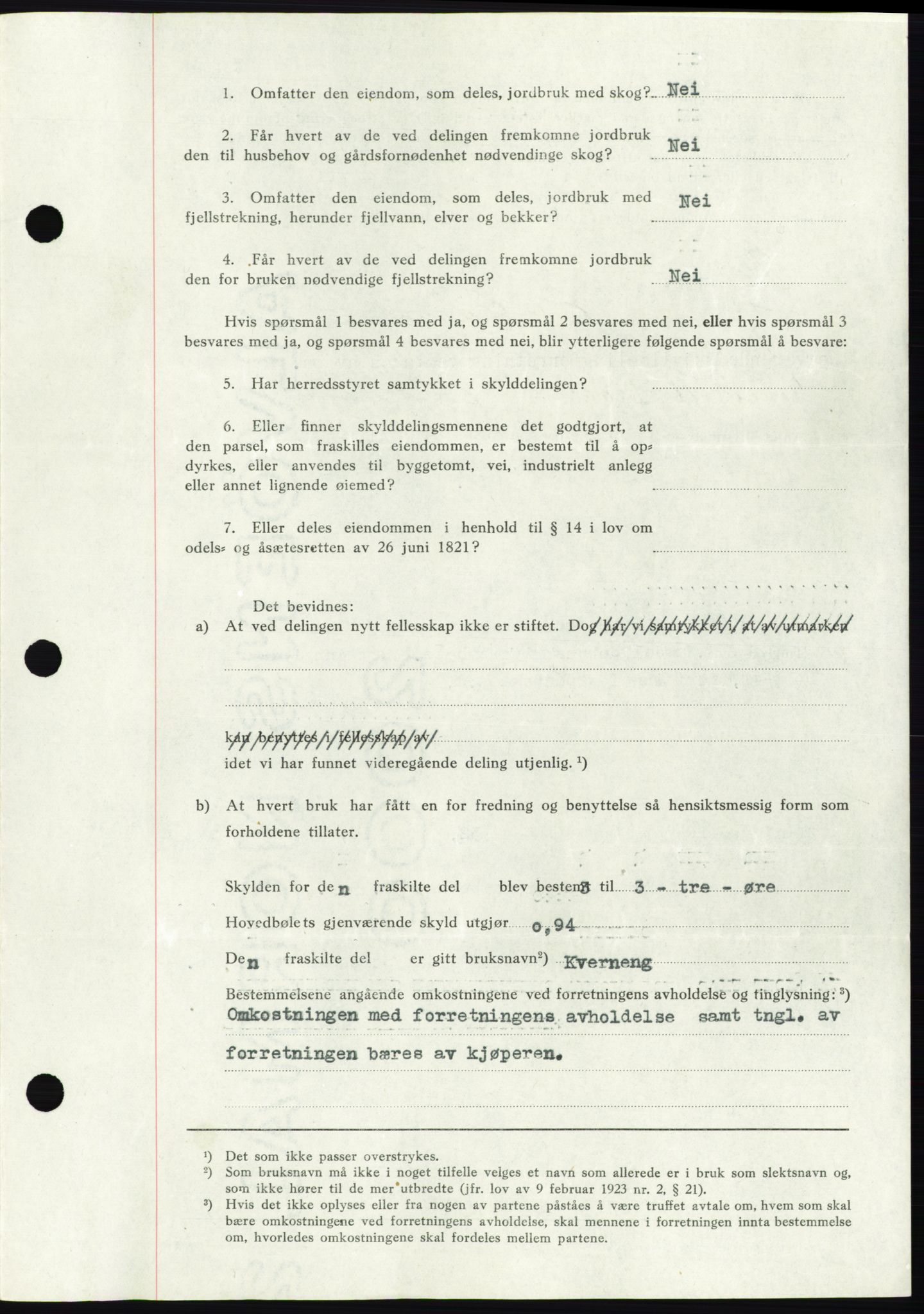 Namdal sorenskriveri, SAT/A-4133/1/2/2C: Mortgage book no. -, 1941-1942, Diary no: : 1715/1941