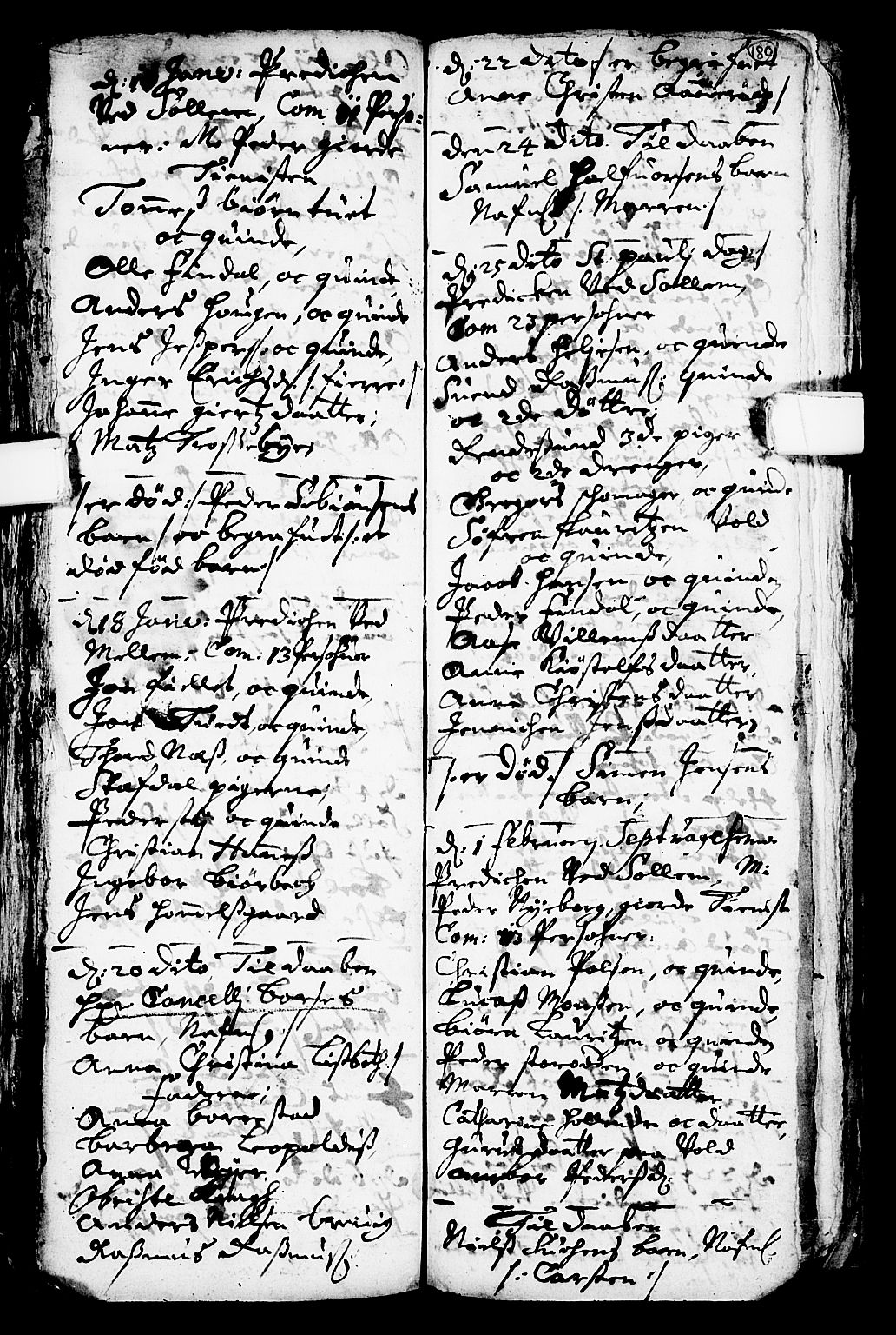 Solum kirkebøker, SAKO/A-306/F/Fa/L0001: Parish register (official) no. I 1, 1701-1716, p. 180