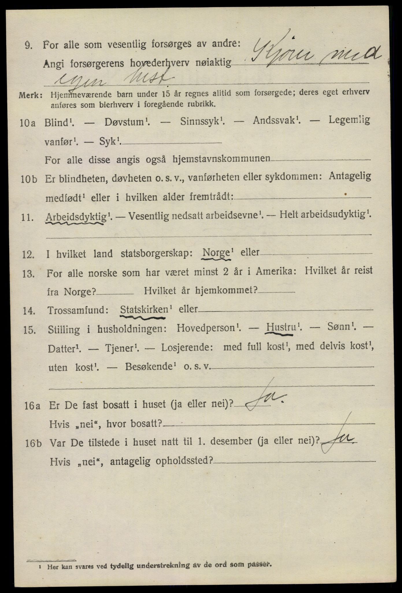 SAO, 1920 census for Rygge, 1920, p. 4140